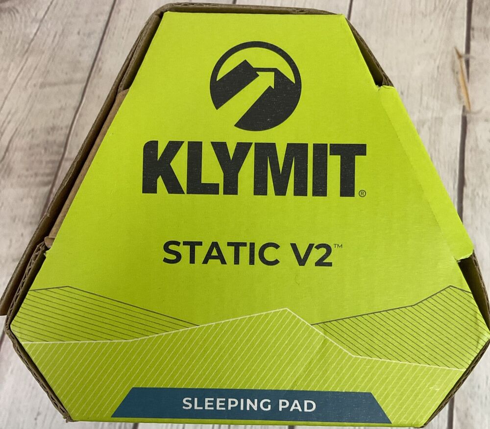 Klymit Static V2 Lightweight Sleeping Pad Durable Comfort V Chamber