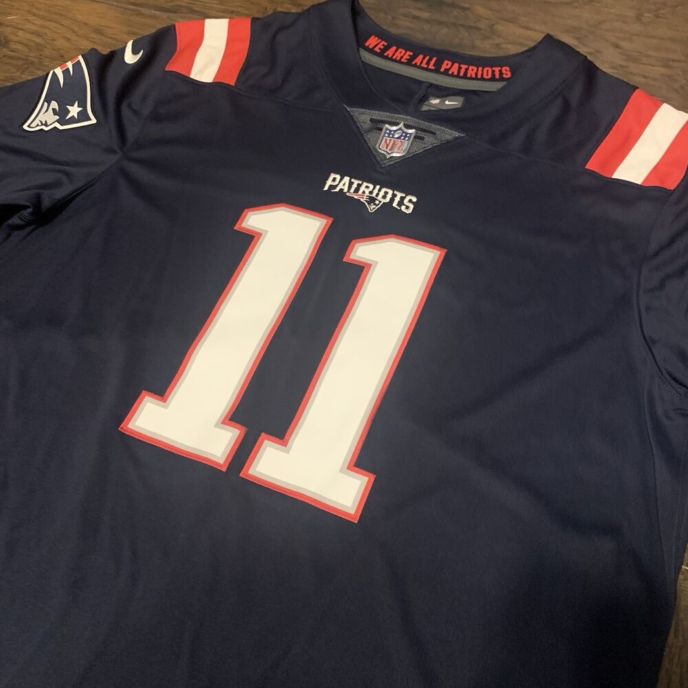 Soccer New Patriots Jersey 2016 Nike Julian Edelman Color Rush