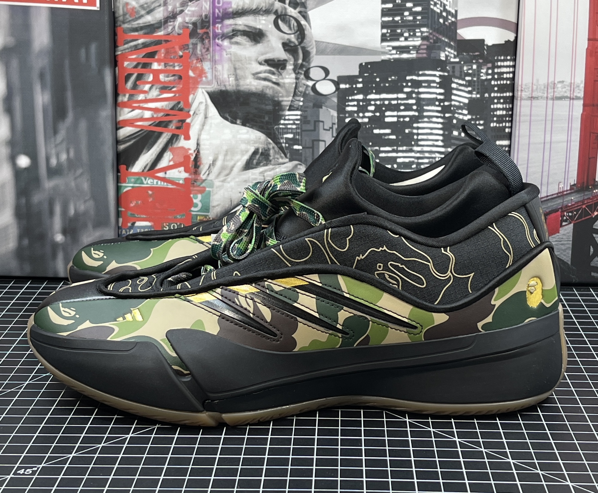 シューズ(男性用) adidas dame9 bape a bathing ape 28cm nba A BATHING APE® x adidas DAMIAN LILLARD DAME9 – us.bape.com