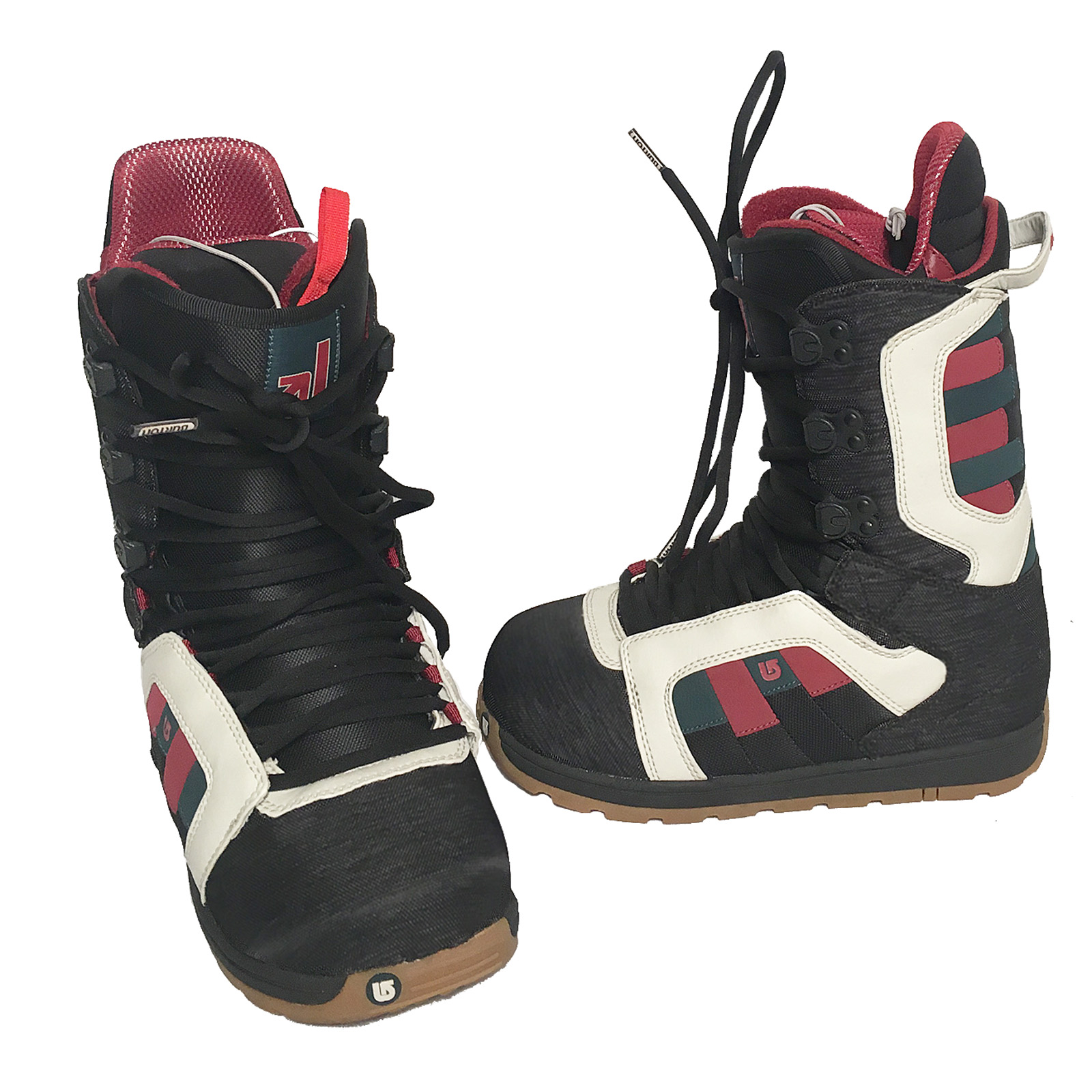 NEW Burton Jeremy Jones Snowboard Boots! Size 7 Black White and