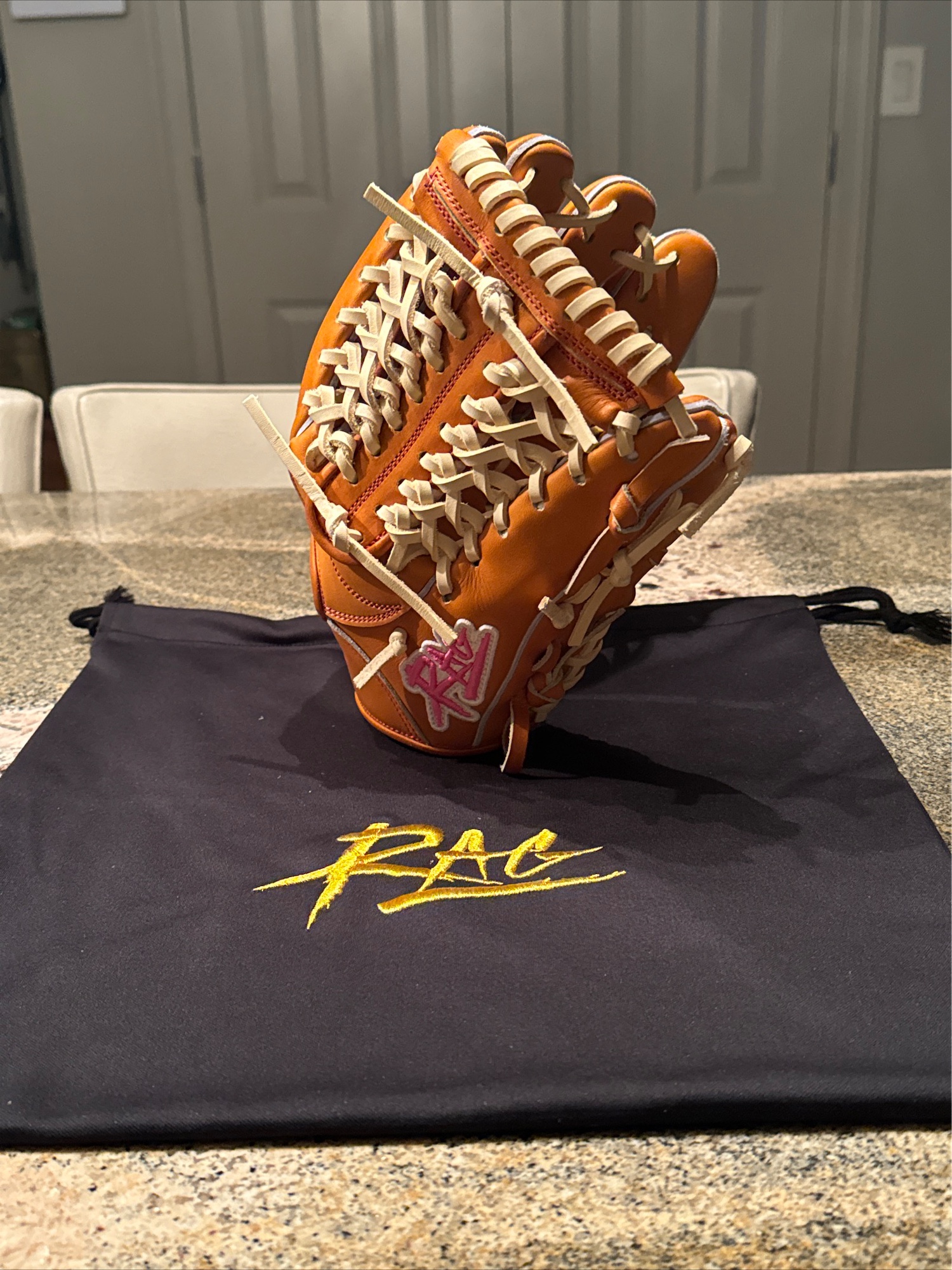 RATS L MC GLOVE ラッツ オレンジ FLUTTER RATS L MC GLOVE