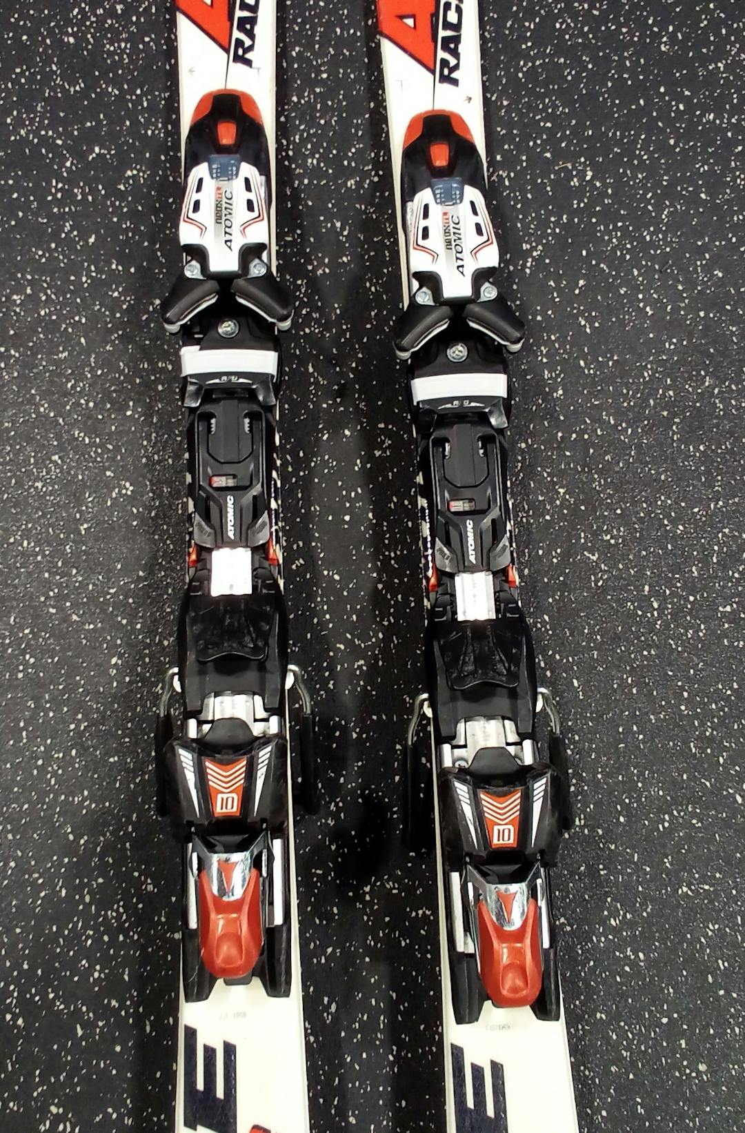 Used Atomic Race Sl12 137 Cm Men's Downhill Ski Combo