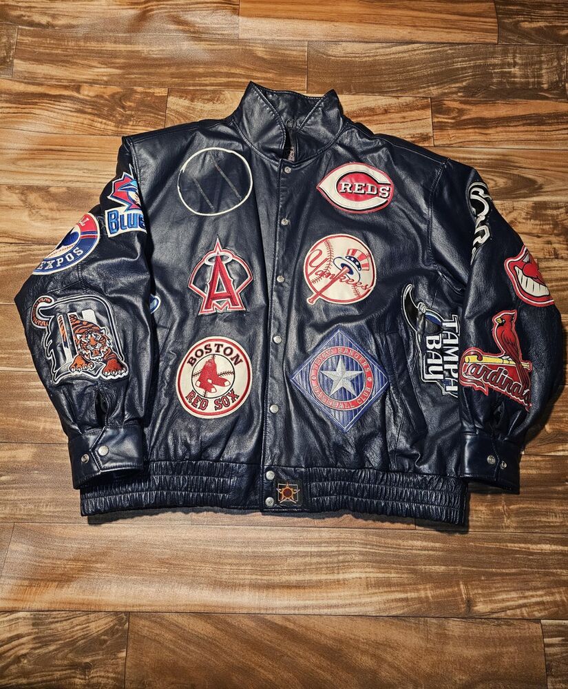 Rare 90s USA MLB Pittsburgh Pirates JH Design Stadium Jacket