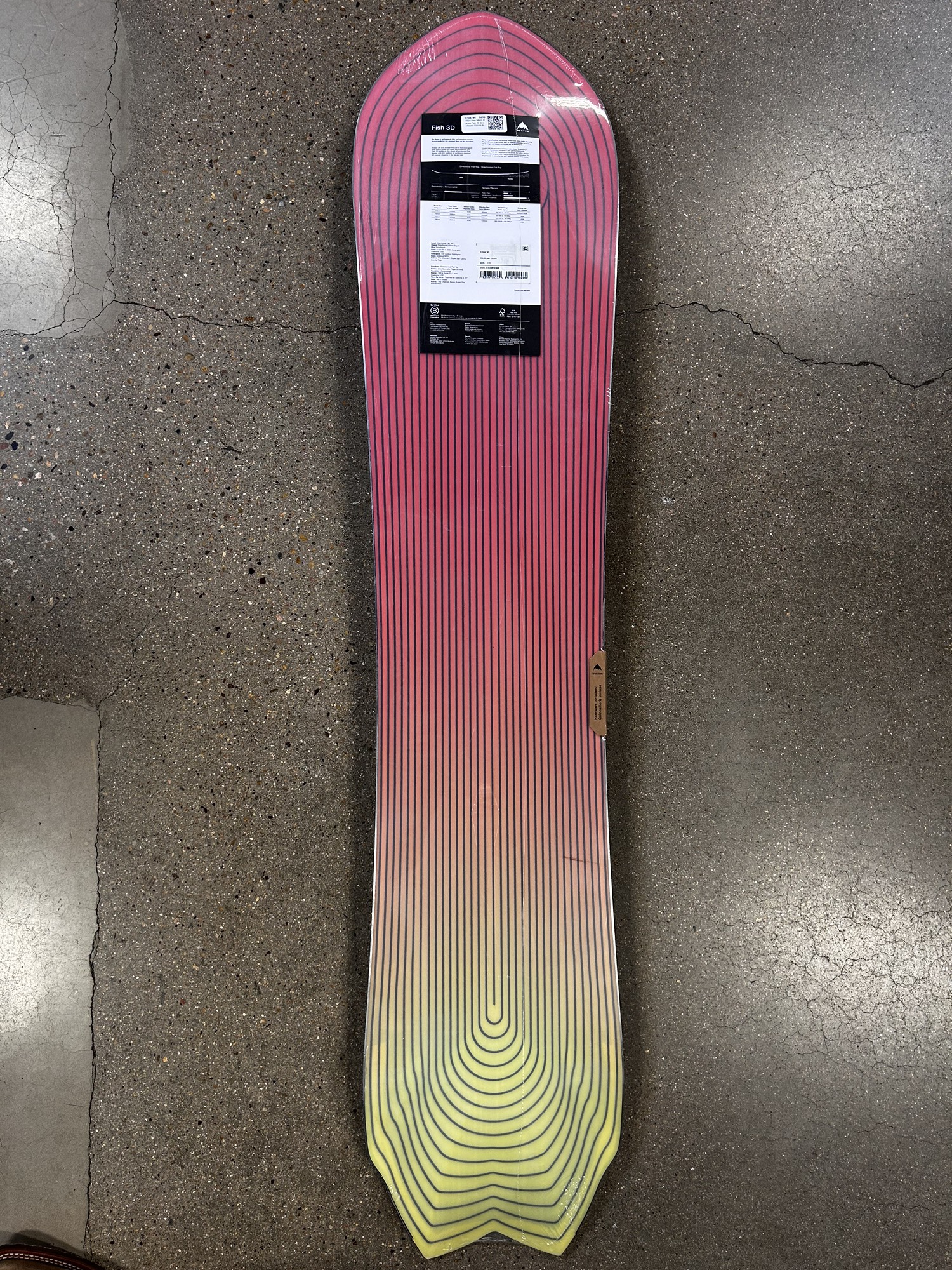 2024 New Burton Fish 3D Snowboard - 151cm | SidelineSwap | Buy and