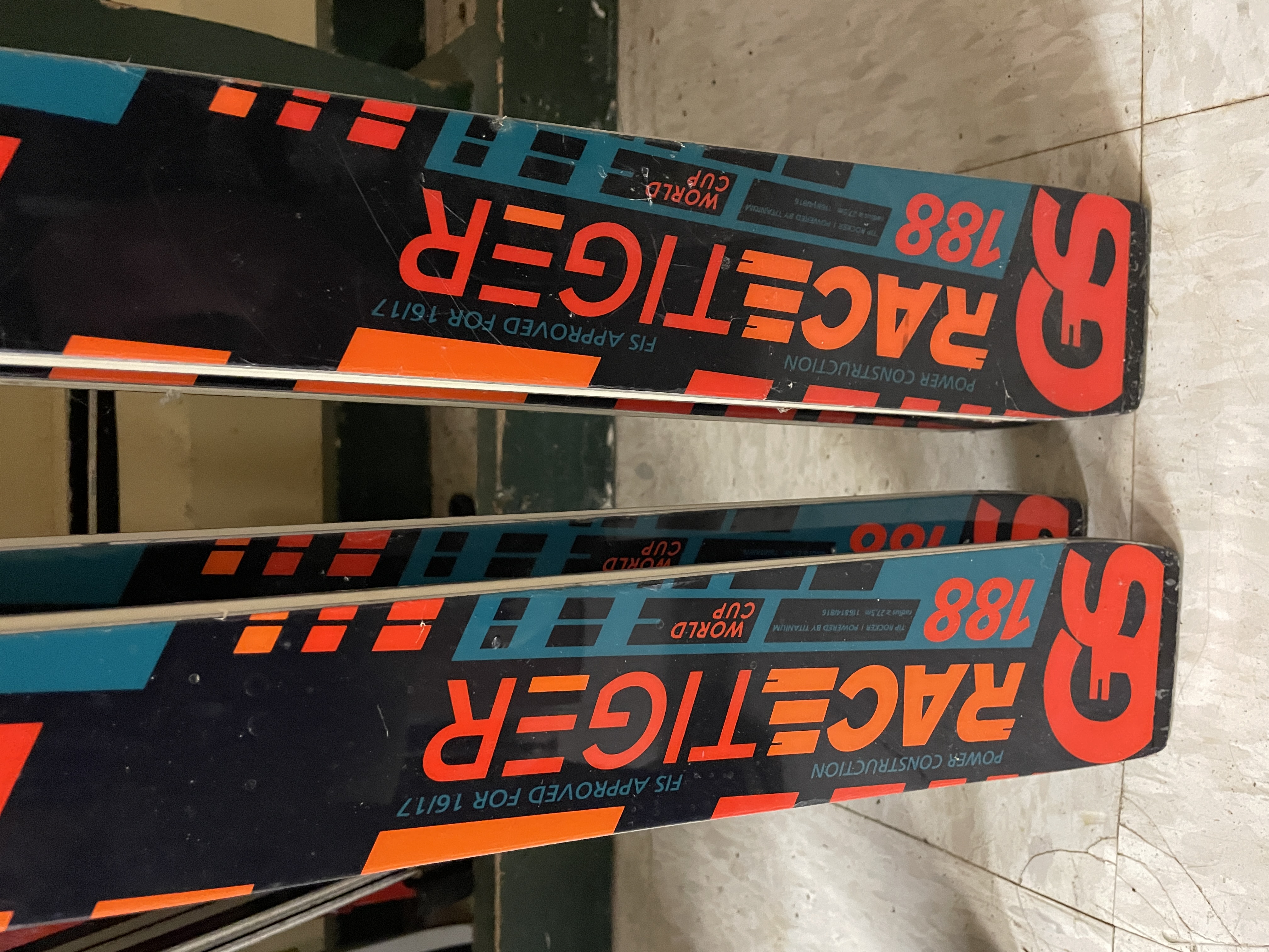 Used Racing 188 cm Volkl Racetiger GS Skis | SidelineSwap | Buy
