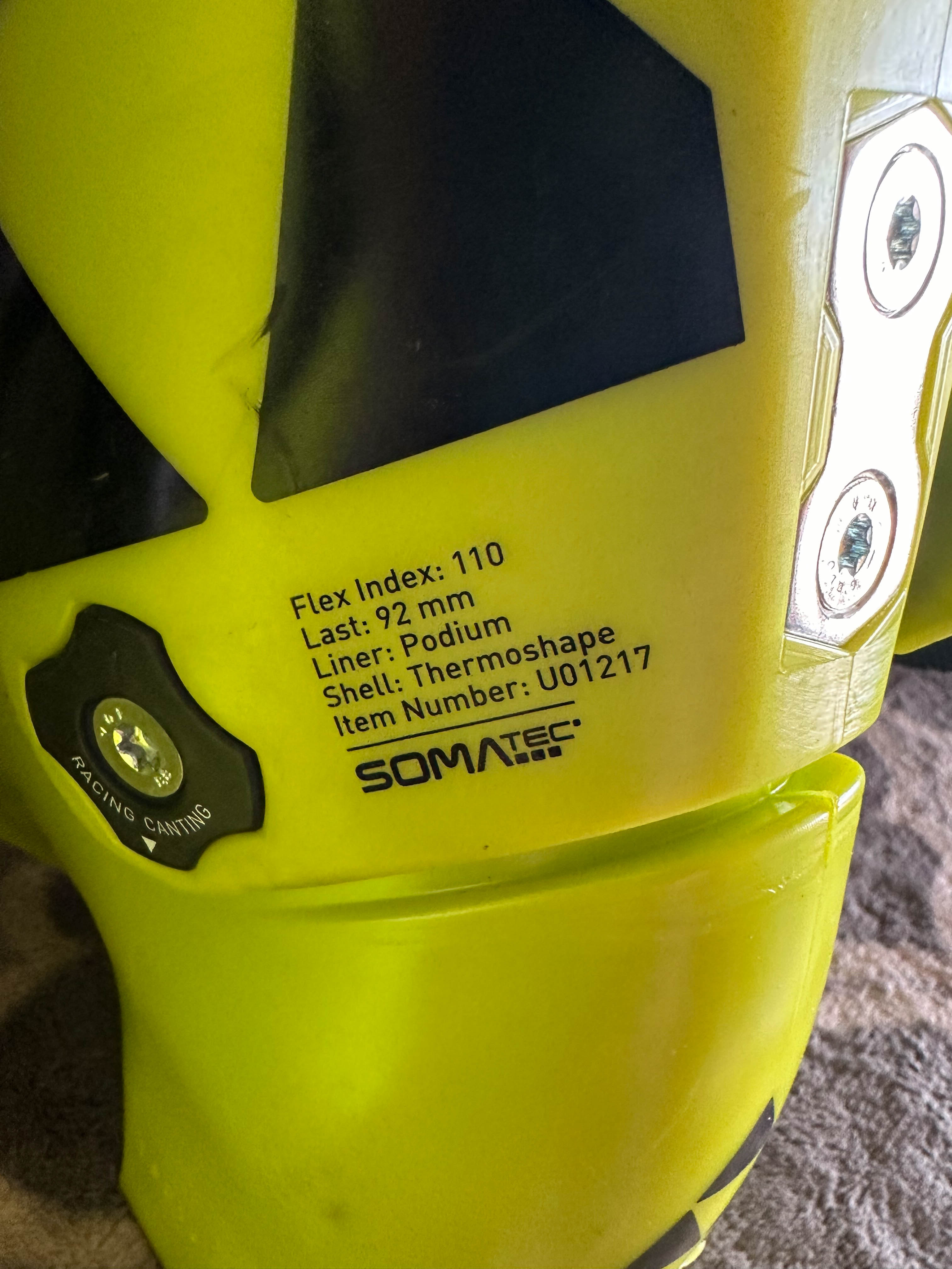 Brand New! Fischer RC4 Phat Maxx Podium 110 Size-24.5