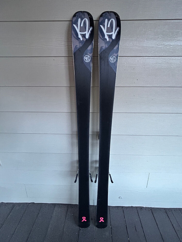 K2 Potion 76 Ti Women's Rocker Downhill Skis 156 cm Marker ER3 10
