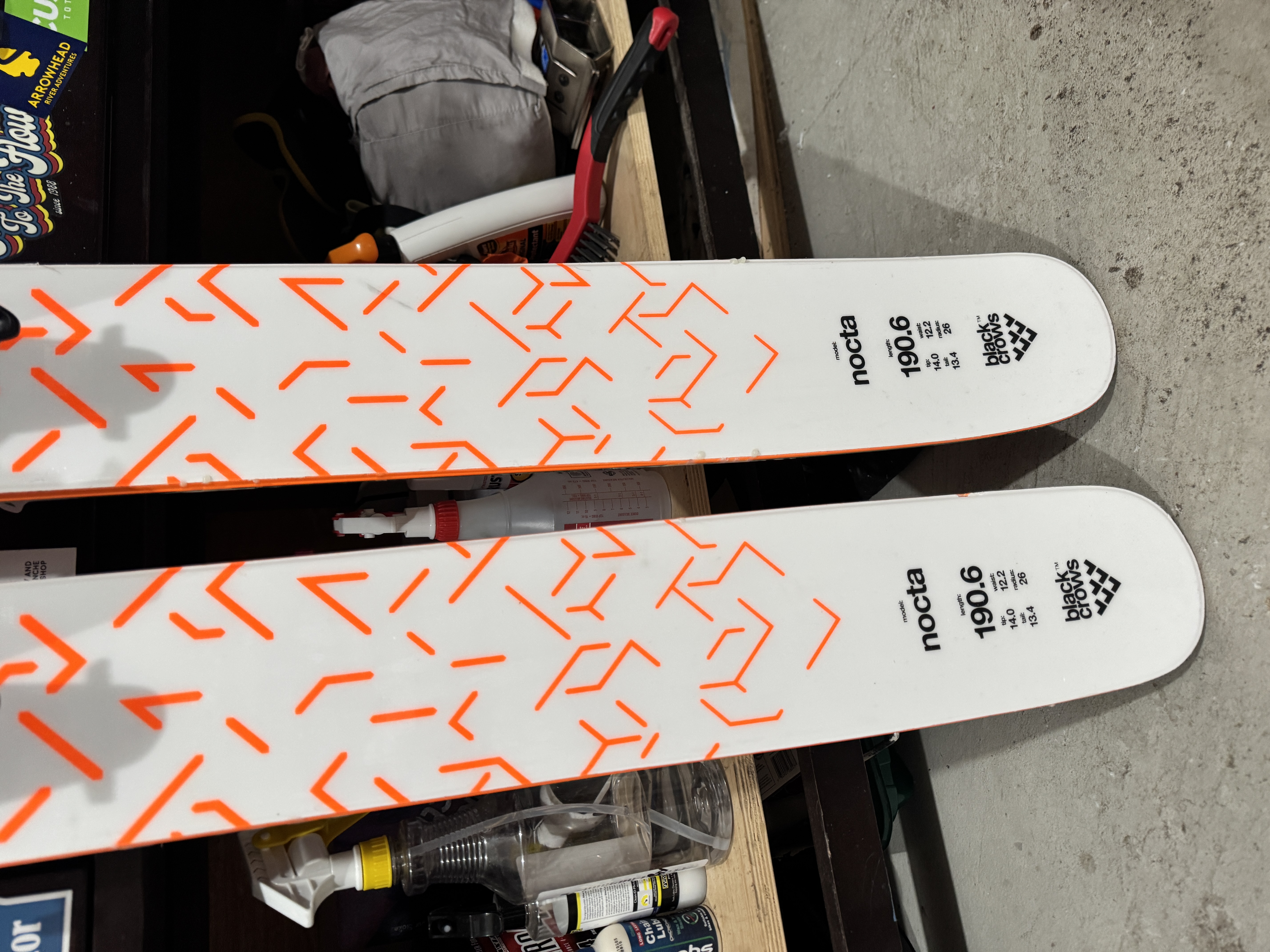 2019 Black Crows Nocta Skis 190cm with Marker Kingpin 13 in