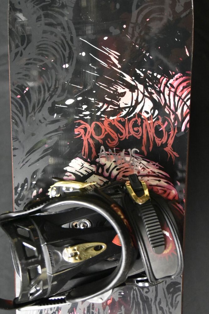 ROSSIGNOL ANGUS SNOWBOARD SIZE 157 CM WITH LARGE BINDINGS