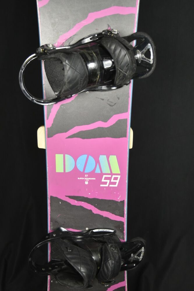 BURTON DOMINANT SNOWBOARD SIZE 159 CM WITH BURTON LARGE BINDINGS