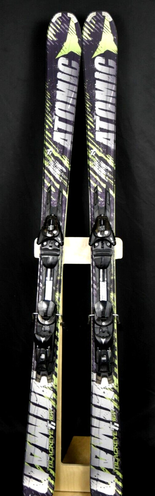 Used Atomic Nomad Blackeye Ti 174 CM Skis W/ Atomic XTO 12