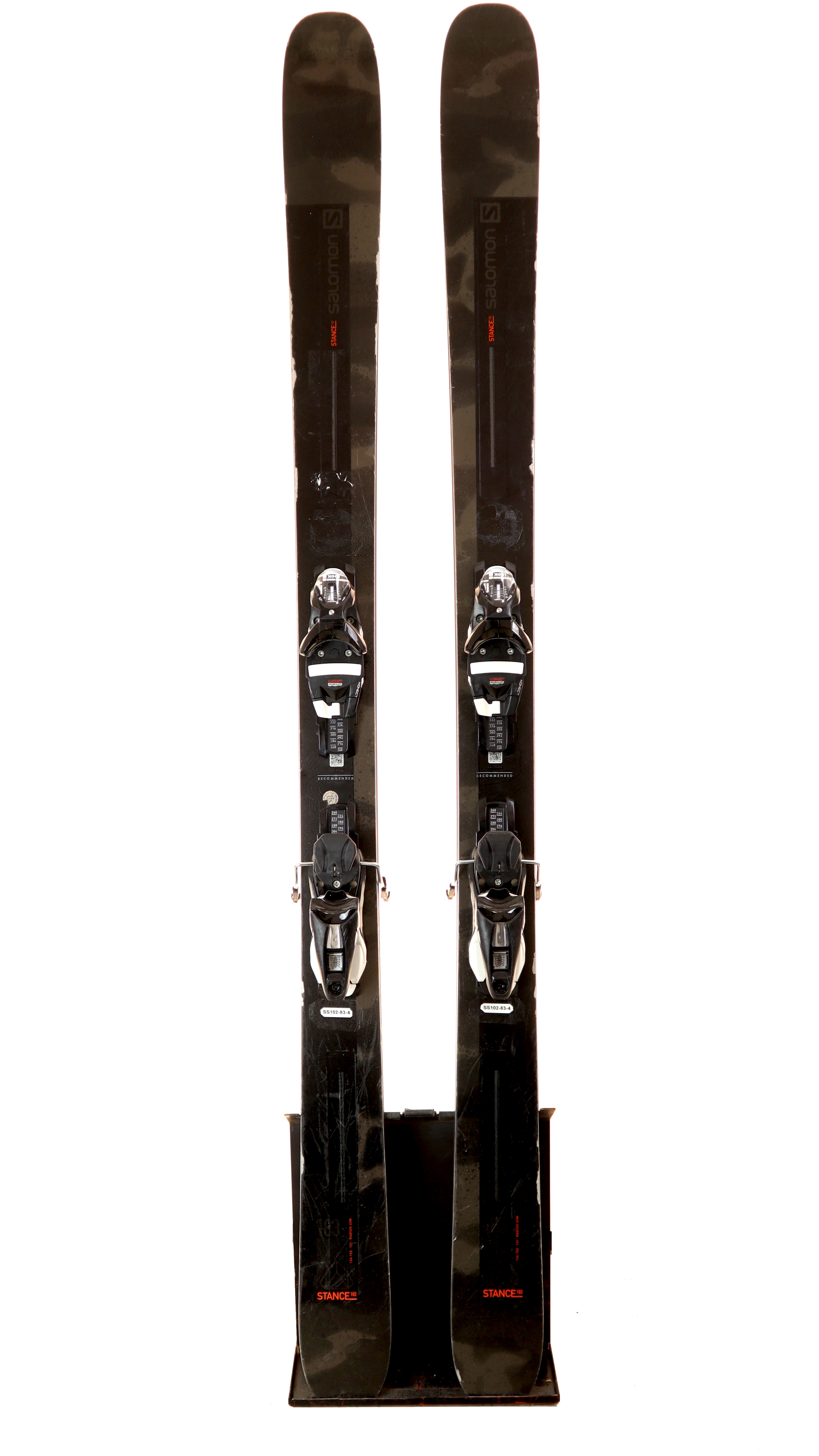 Used 2022 Salomon Stance 94 Ski w/ Tyrolia Attack 13 bindings