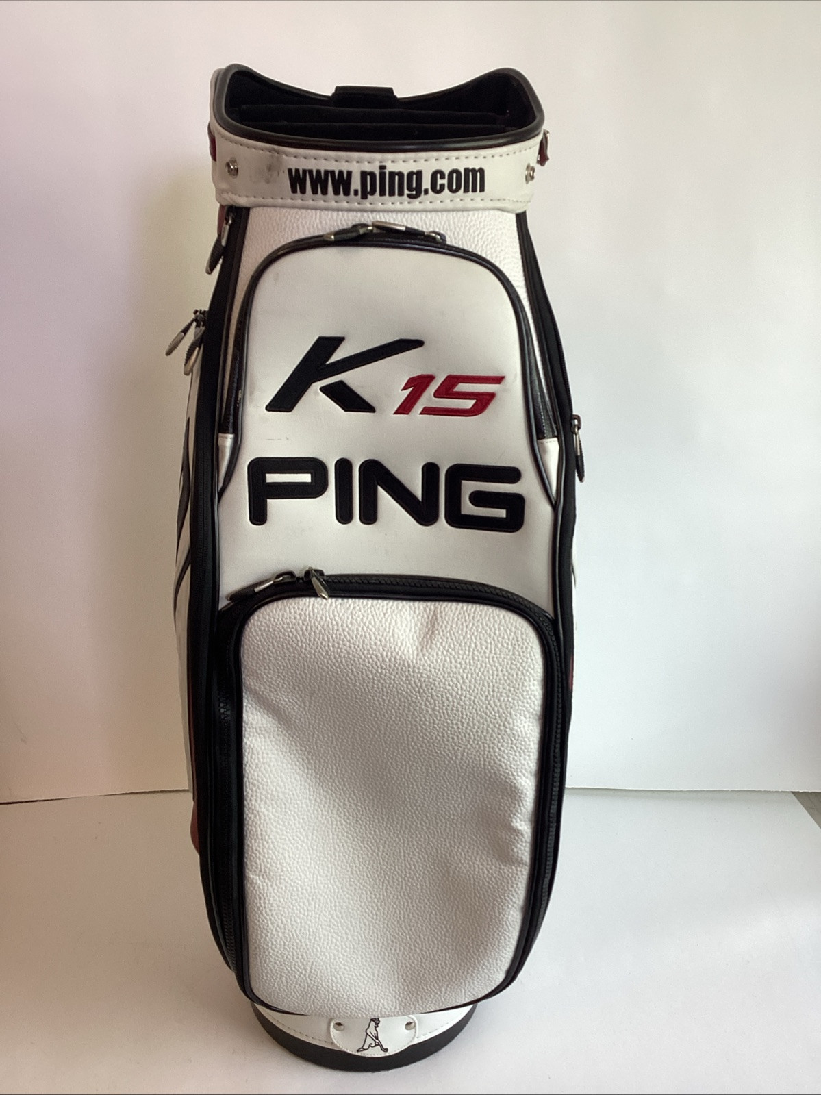 Ping G-15 K-15 S56 Tour-S Staff Bag With 6-Way Dividers Nice