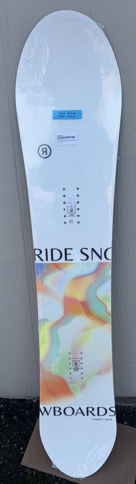 【美品】RIDE Compact 143cm 2016-2017 スノーボード Ride Compact Snowboard | Used and Closeout