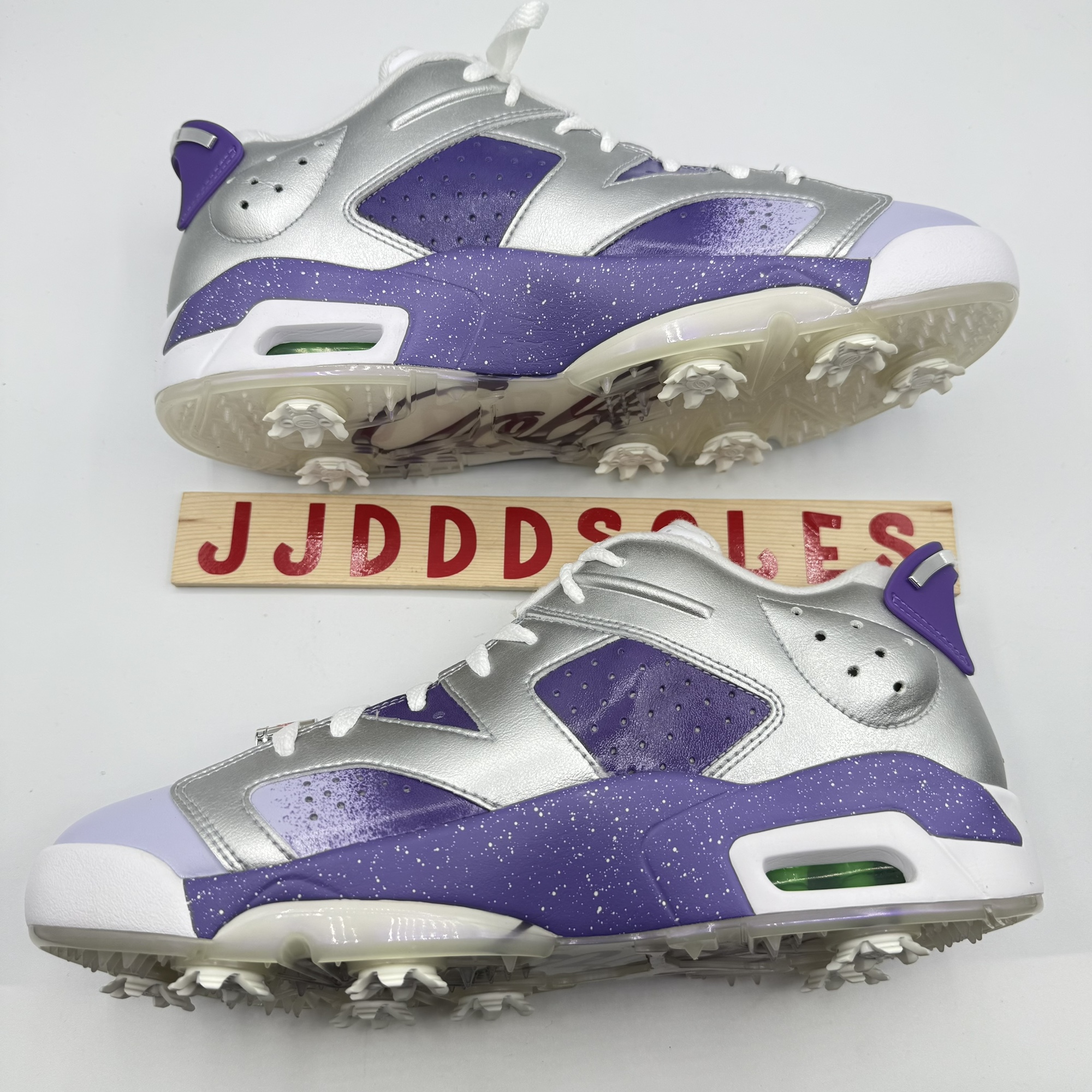 Nike Air Jordan 6 Retro NRG Low Golf US Open Silver Purple