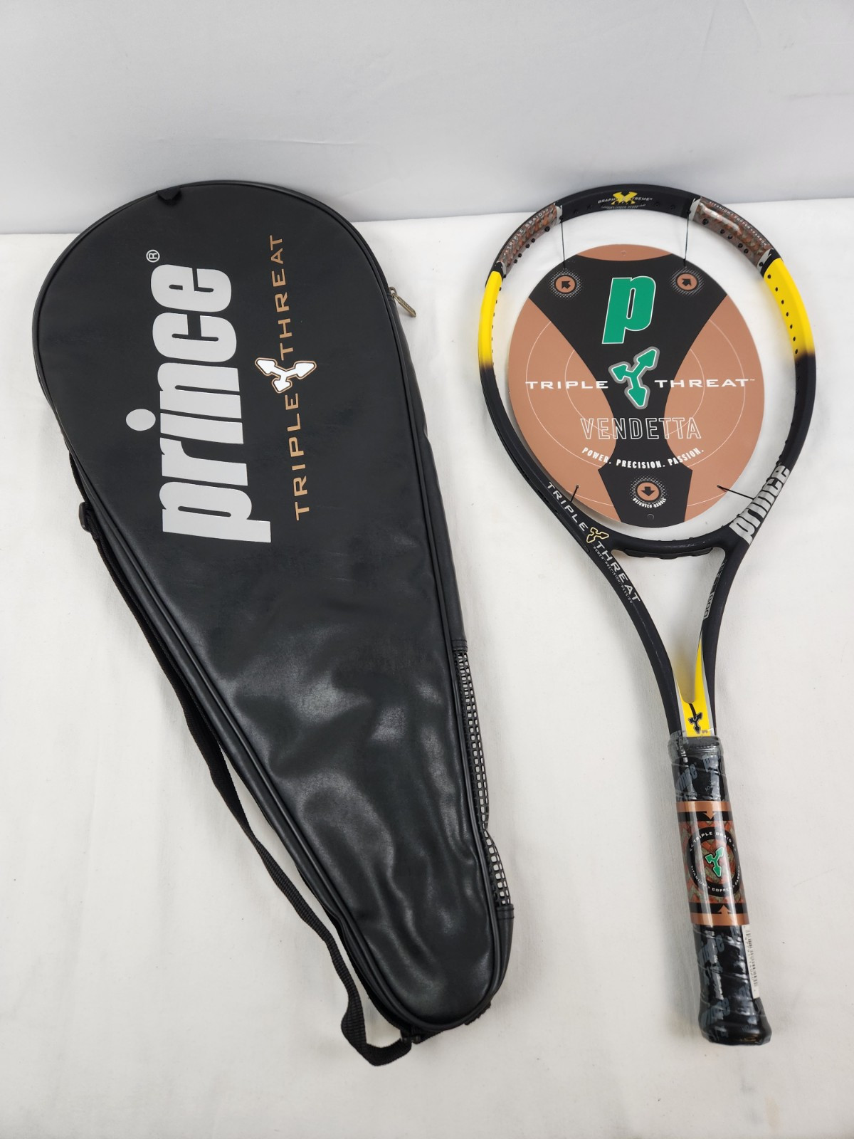 【希少】Prince TT TRIPLE THREAT SCREAM MP Prince Triple Threat TT Scream OS 110 Sq In Tennis Racquet 4