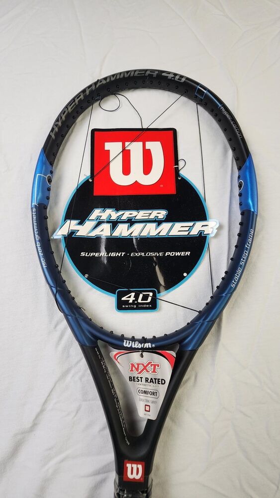 Wilson Hyper Hammer 4.0 Tennis Racket w/ Dampener - 4 3/8 in