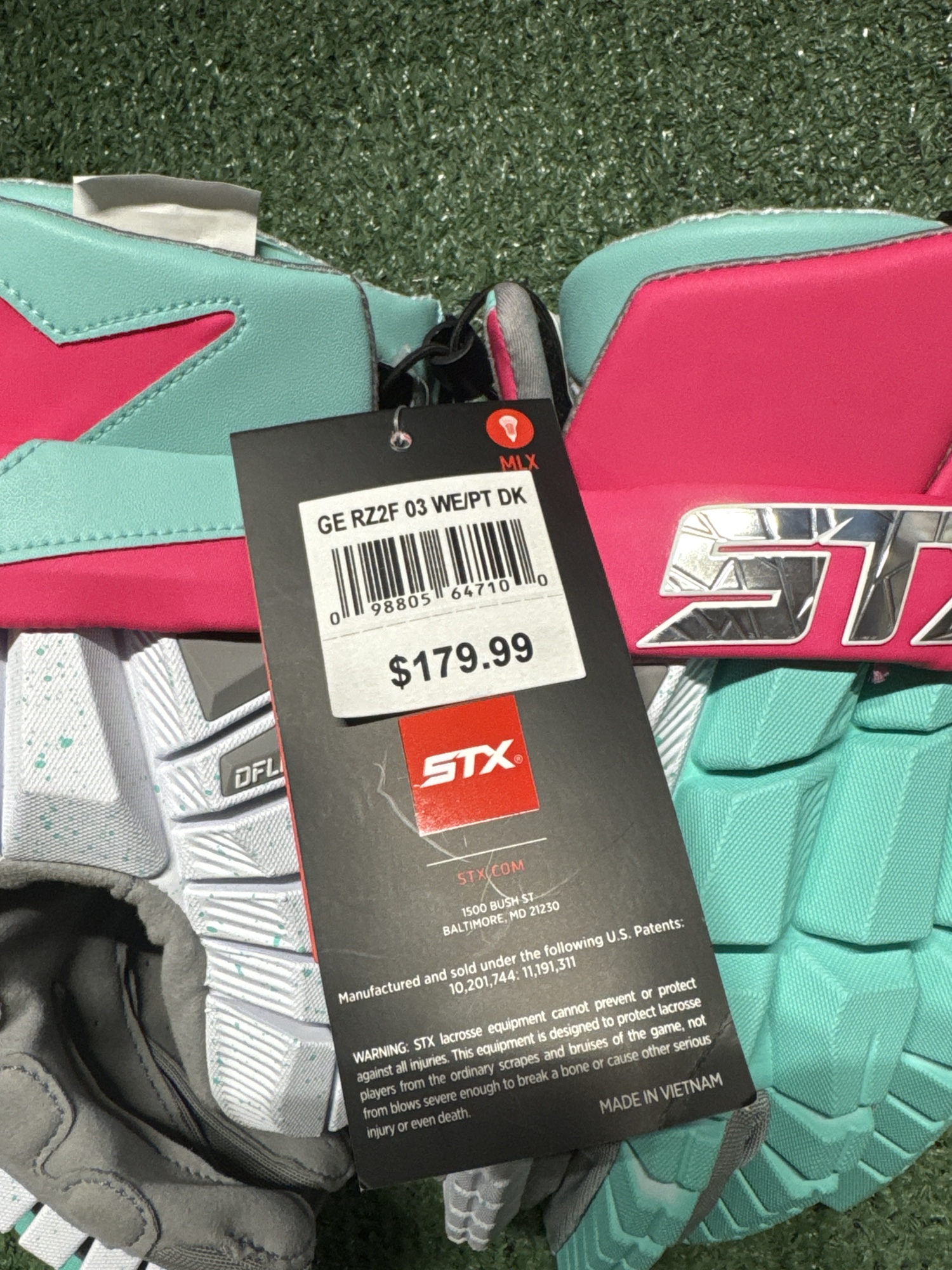 STX Surgeon RZR2 Large Teal Pink Scheme | Brand New