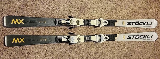 Stockli Laser WRT SL FIS Ski w/ D20 Plate & WRT 16 Binding