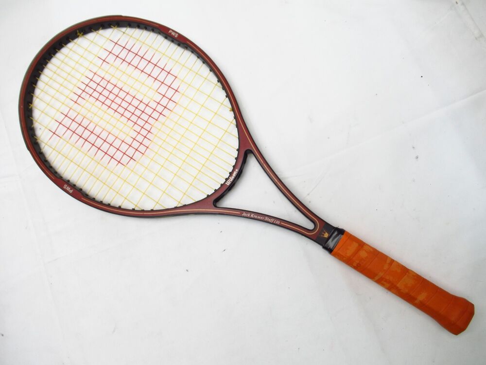 1986 Rare Wilson Jack Kramer Staff 85 Graphite 16x18 1/4 Cover