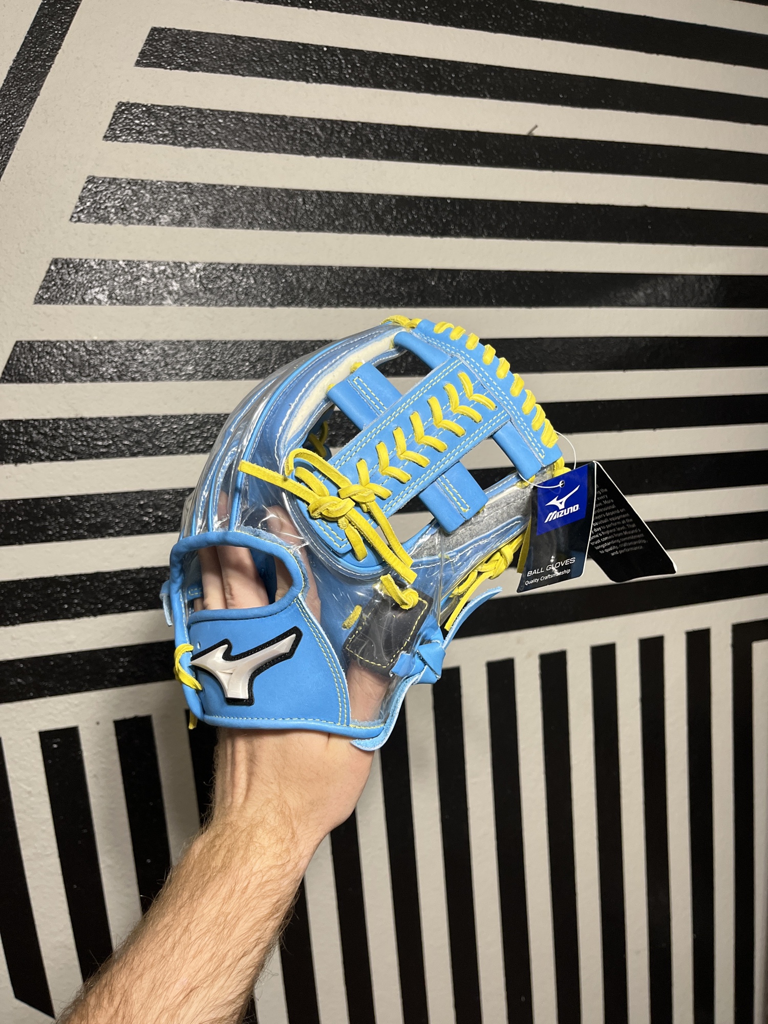 Mizuno Original Clear 11.5 see through baseball glove