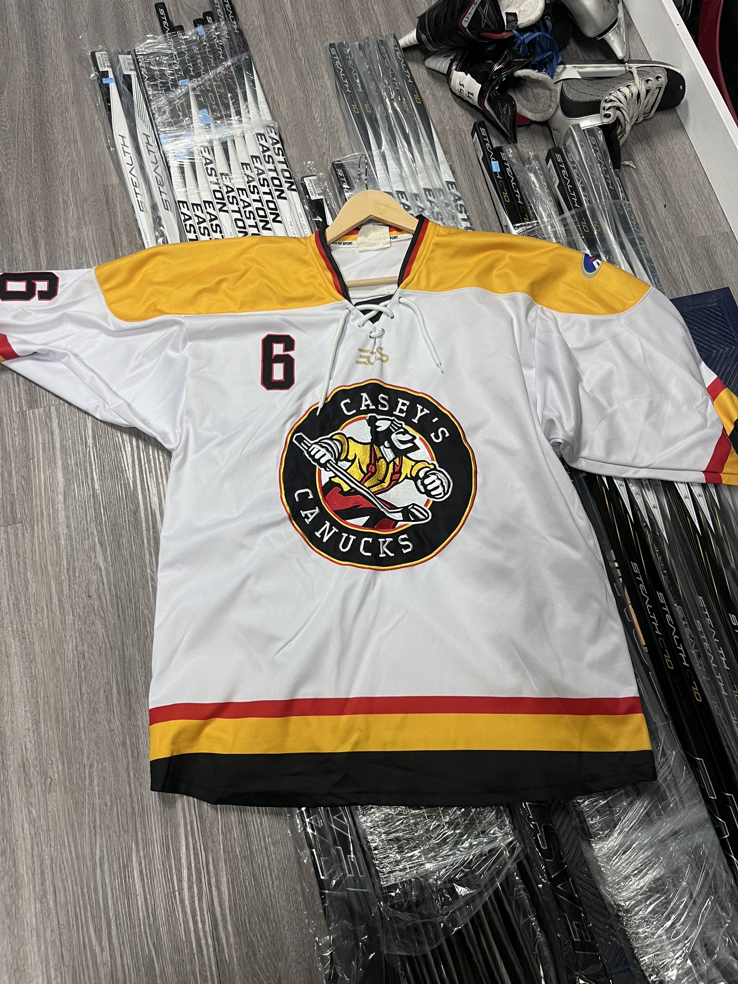 Pro Stock UBC Thunderbirds Blue Used Men's Reebok Pro Stock