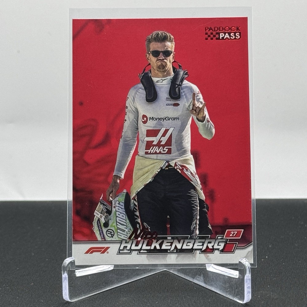 Lando Norris McLaren 2024 Topps F1 Paddock Pass Red Parallel #7