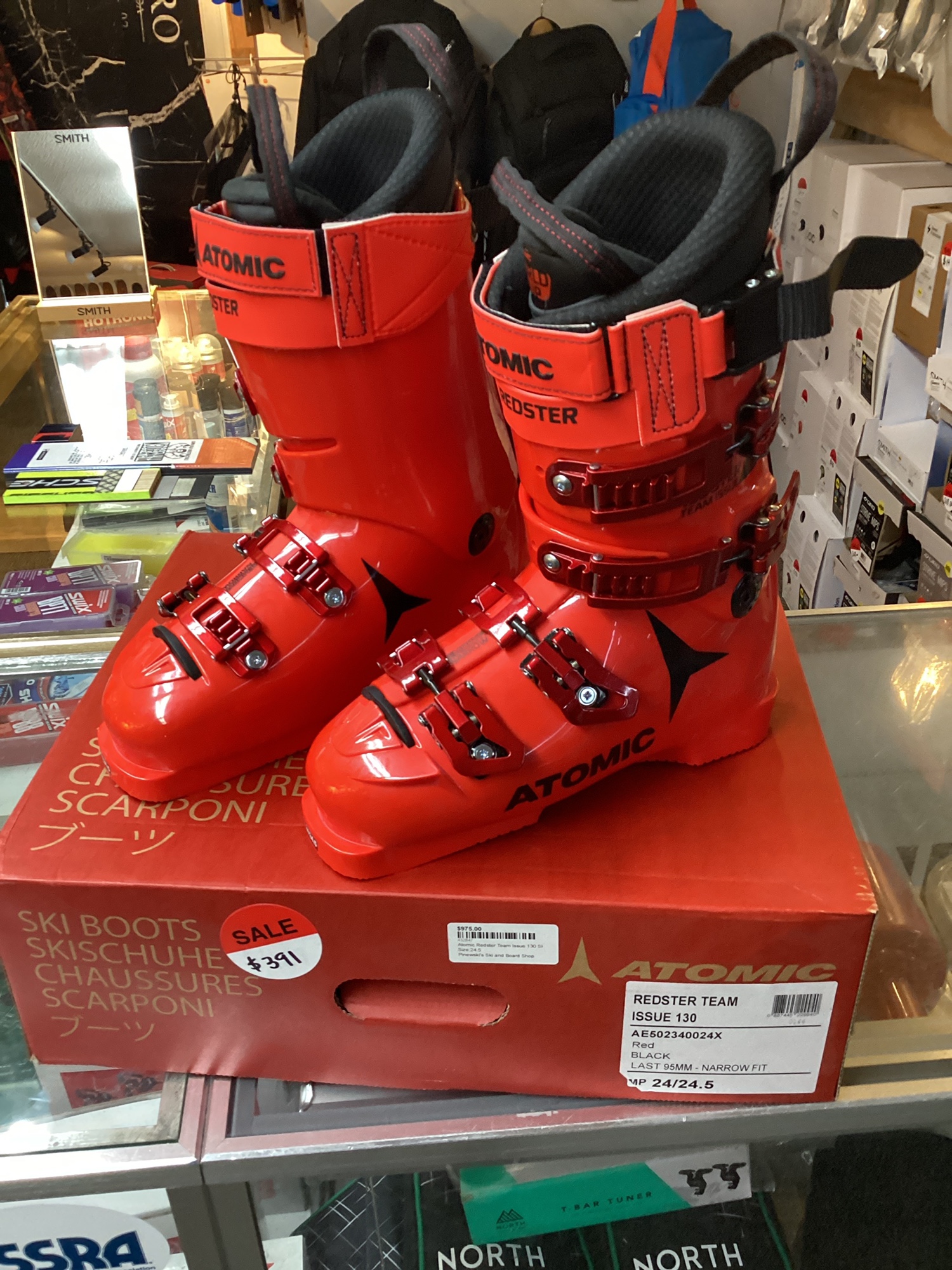 【ATOMIC】REDSTER TI 130 Atomic Redster TI 130 Ski Boots 24.5 (New) | SidelineSwap