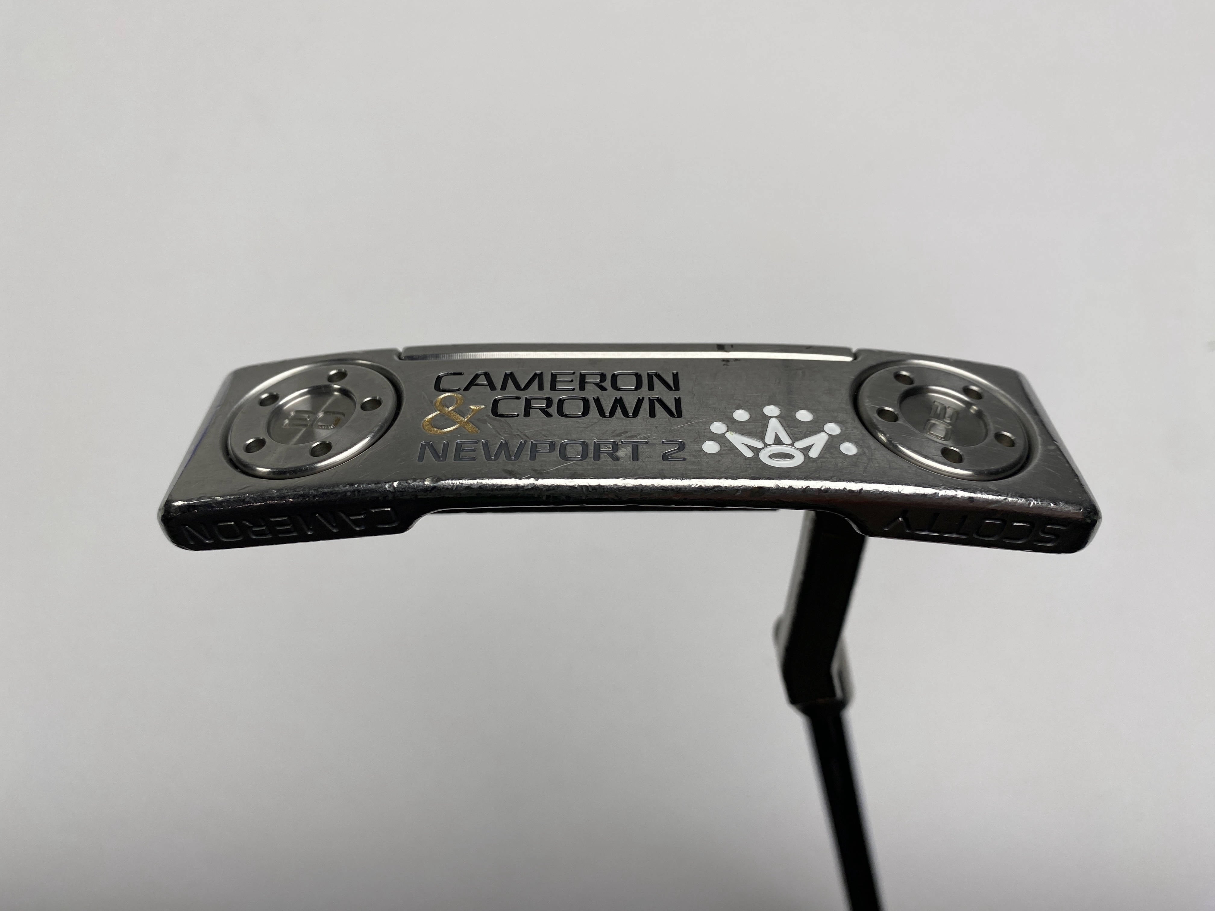 【超美品】CAMERON u0026 CROWN NEWPORT2 33インチ Scotty Cameron Cameron and Crown Newport 2 Putter 36\" Mens RH HC