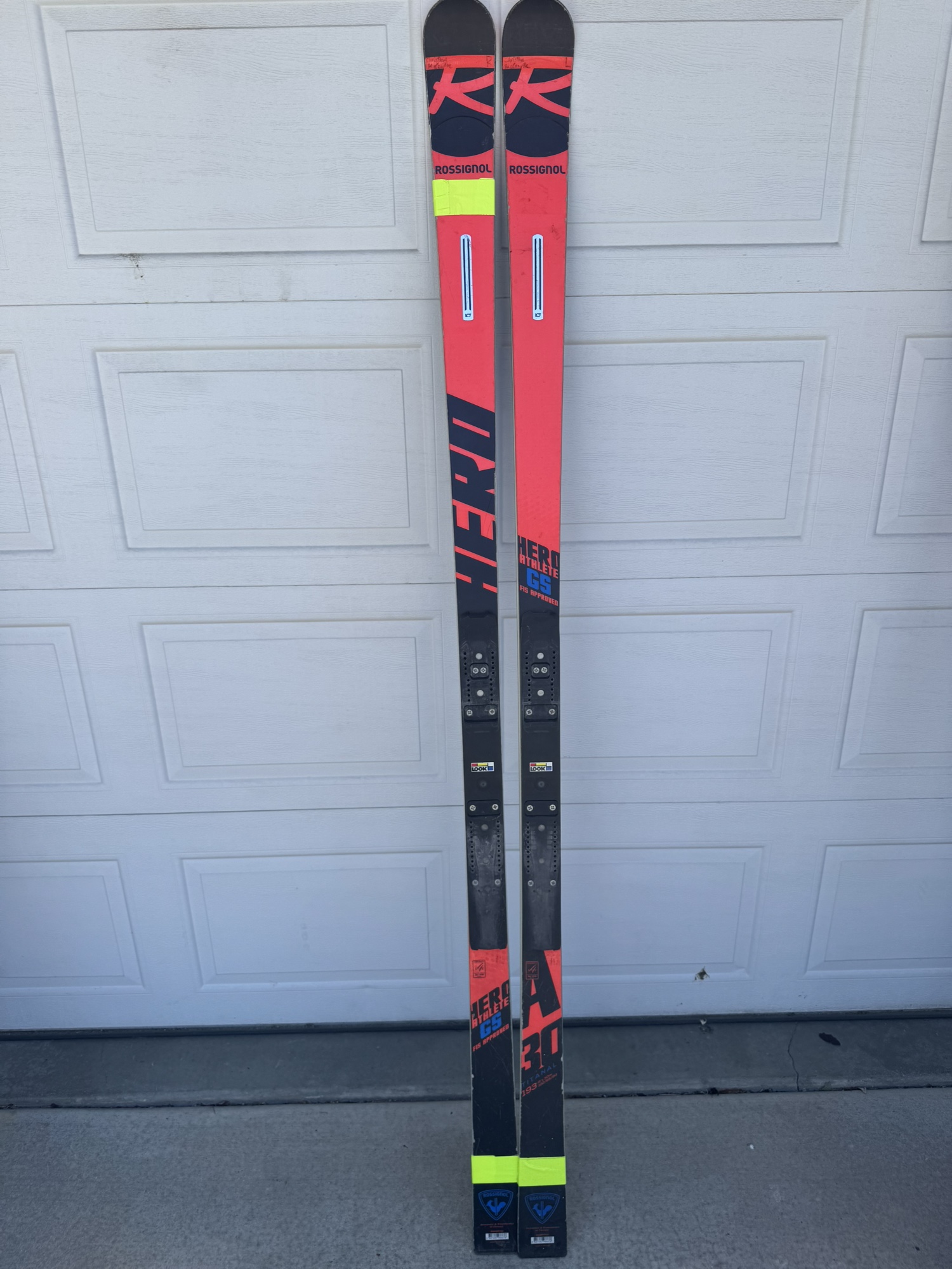2020 Racing 193 cm Rossignol Hero FIS GS Pro Skis Without