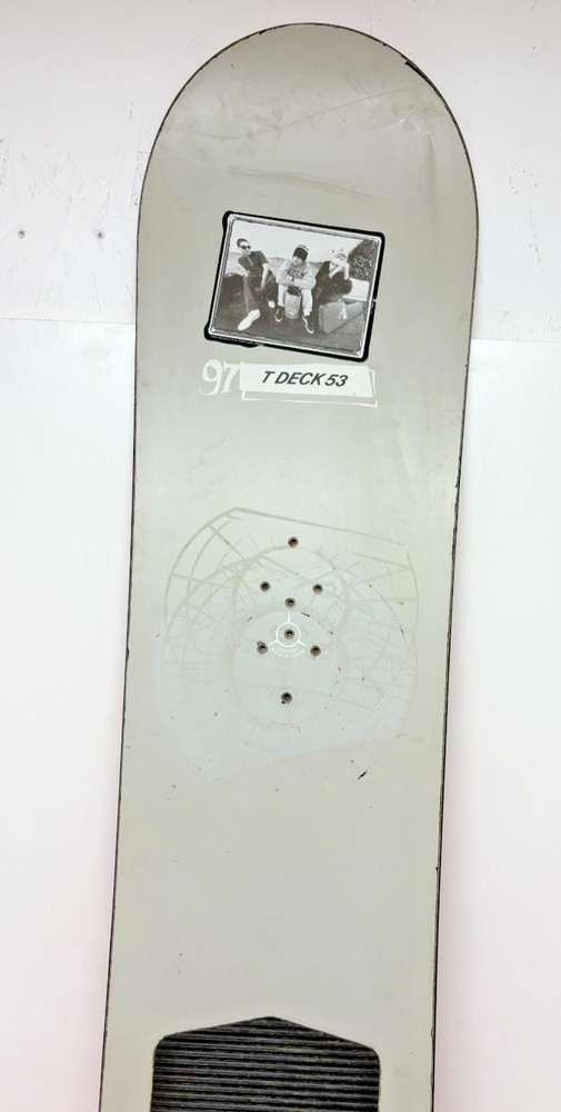 RARE Vintage 1990s Burton T Deck 153cm Twin-Tip All-Mountain