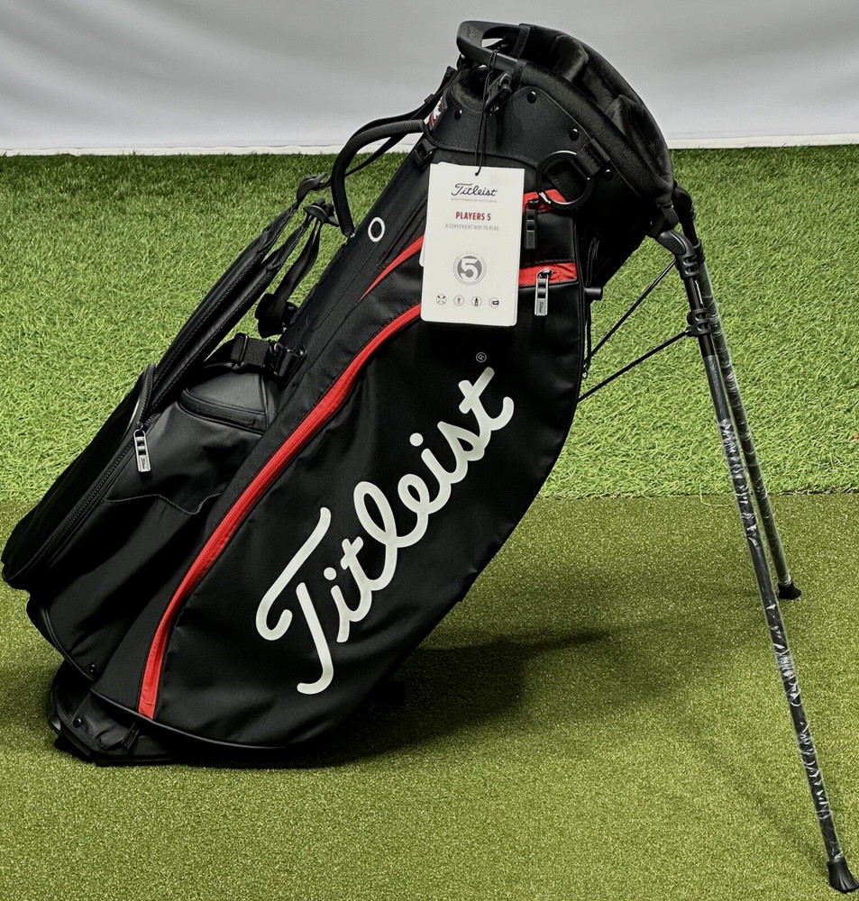 ゴルフバッグ・キャディバッグ Titleist Players 5 Stand Bag TB23SX8 Titleist Players 5 Stand Golf Bag 2024 – GolfDirectNow.com