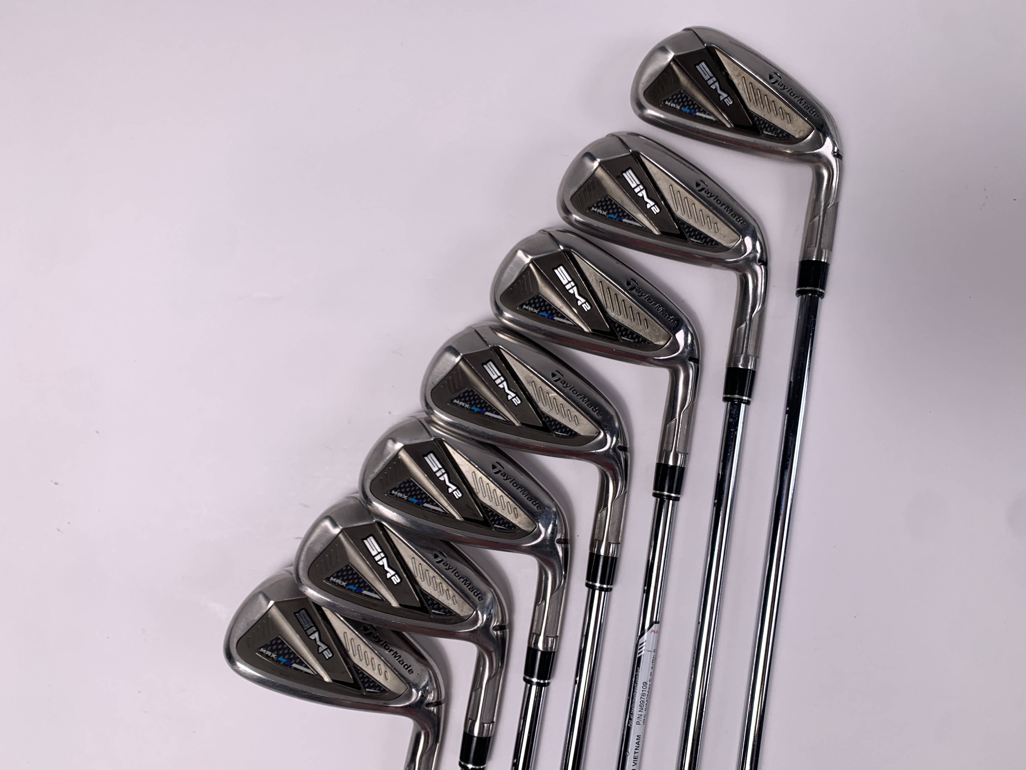 Taylormade SIM2 MAX Iron Set 5-PW+AW Fujikura Ventus Blue 6R