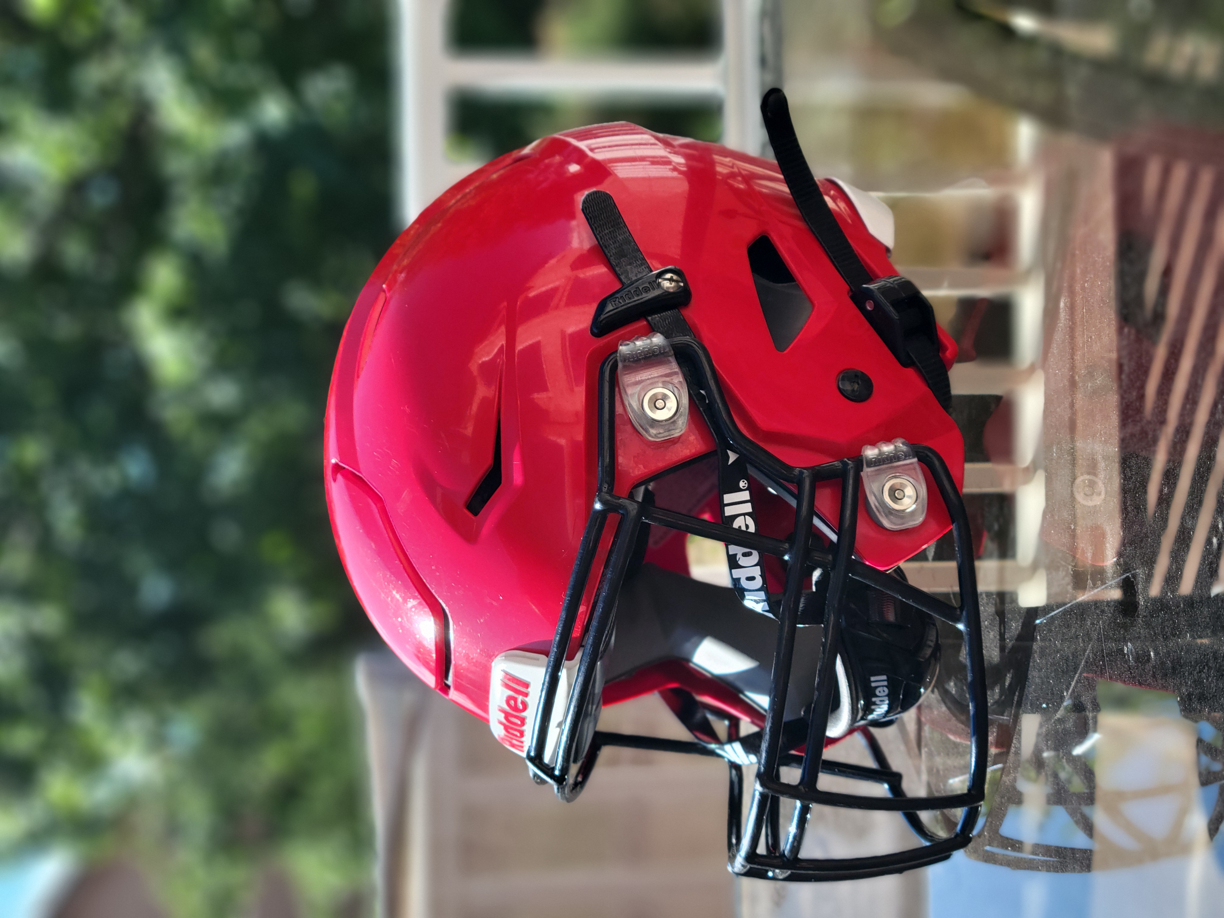 2021 Red Riddell Speedflex Football Helmet Size Large Youth