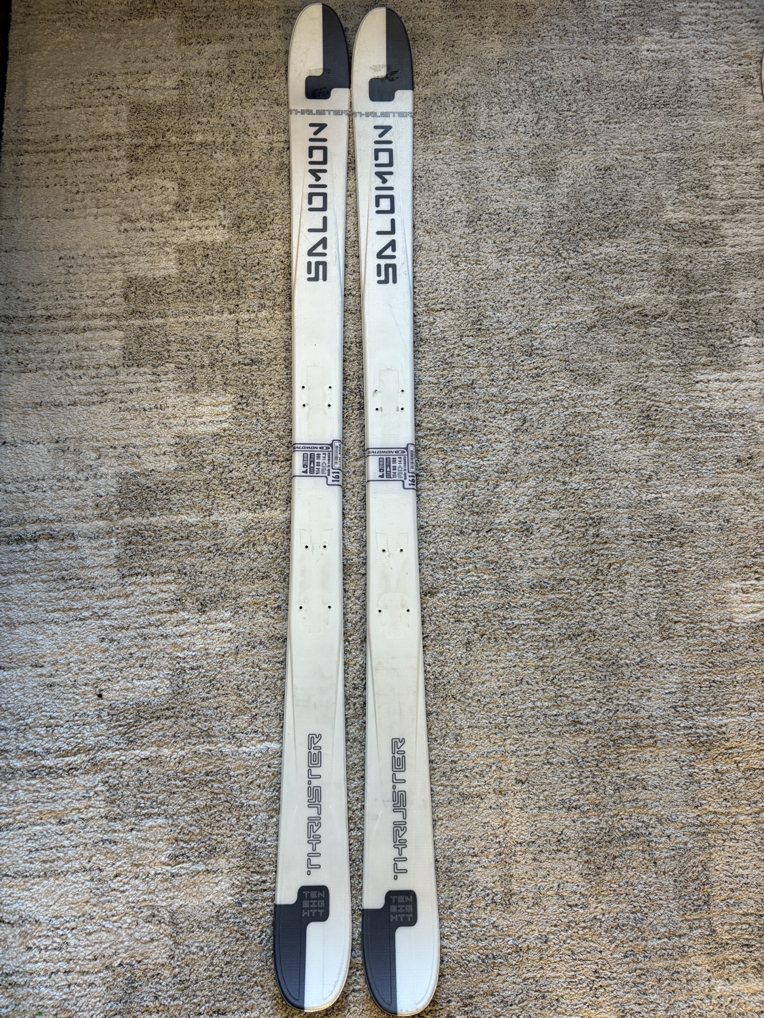 Salomon TenEighty Thruster 161 cm Skis Without Bindings (Used