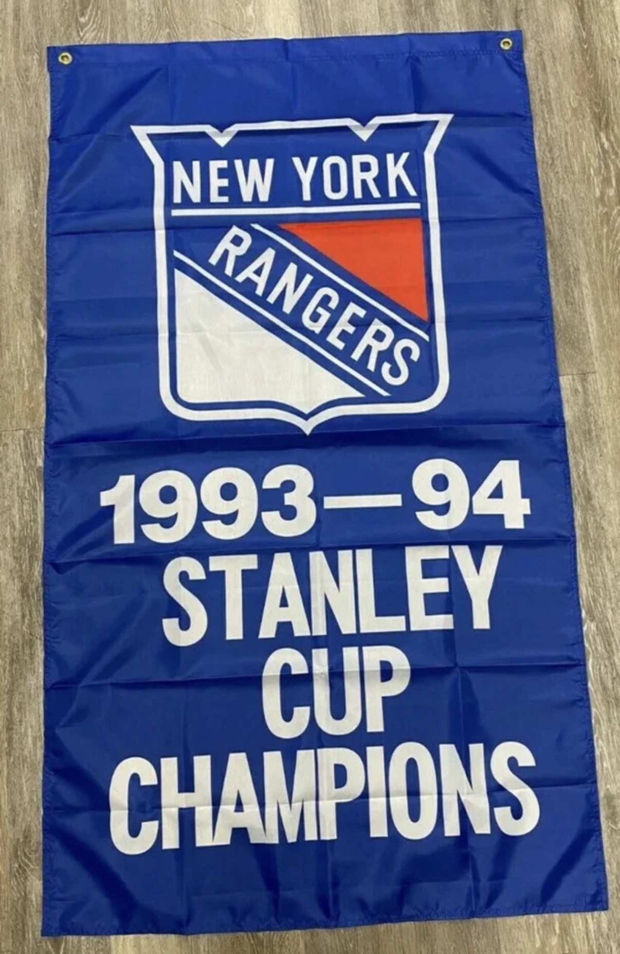 New York Rangers Stanley Cup Champions Banner Flag 1993 1994 3 Ft X 5 Ft  NHL | SidelineSwap | Buy and Sell on SidelineSwap, image size:1206x1856