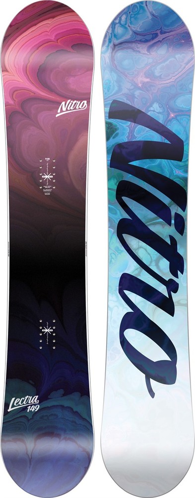 Nitro Lectra Women's Snowboard 149 cm, All Mountain Directional