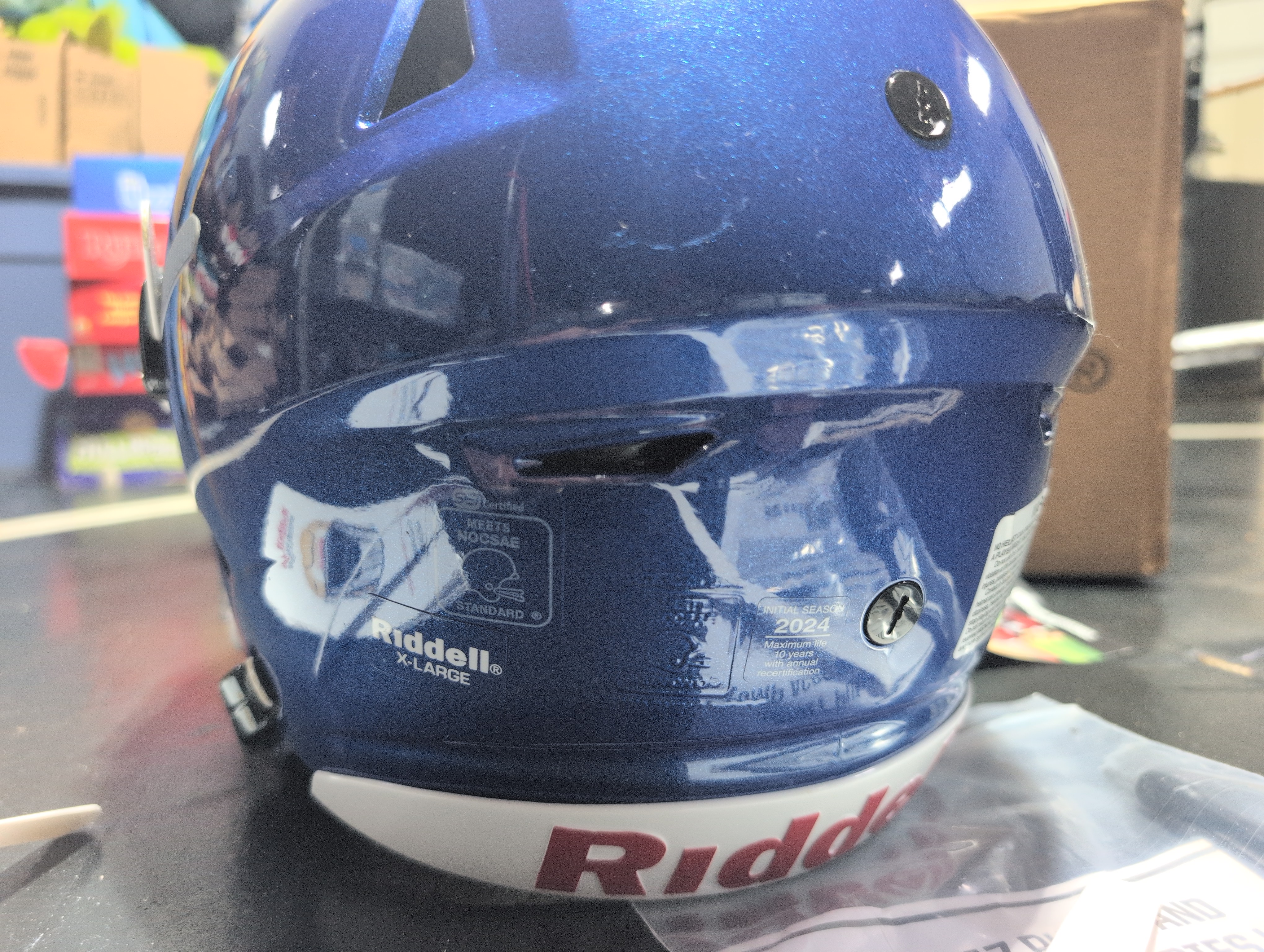 ハリRiddell speed flex 青　M ハリRiddell speed flex 青 M Riddell SpeedFlex Royal Blue