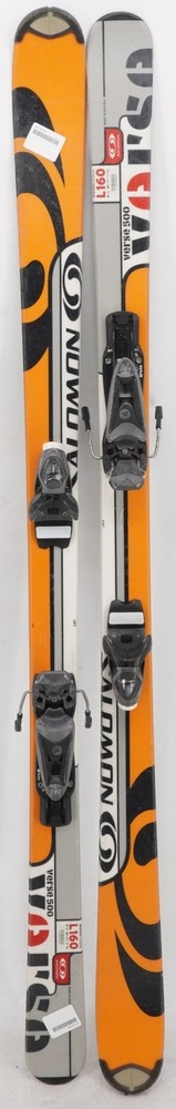 Salomon Verse 500 Adult Skis with Bindings - 160 cm Used