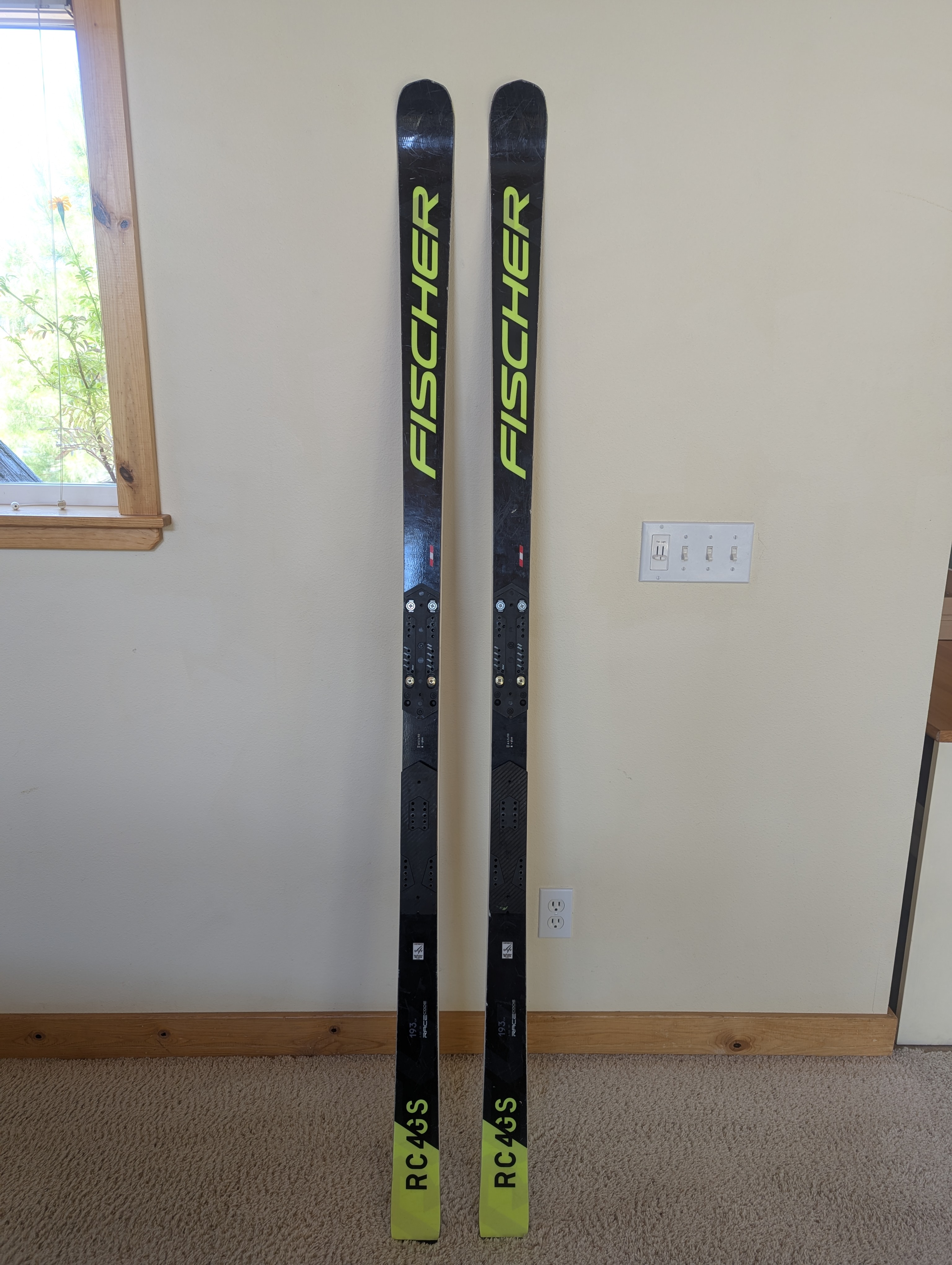 Men's Fischer RC4 WC GS 193 Racing Skis | SidelineSwap | Buy and