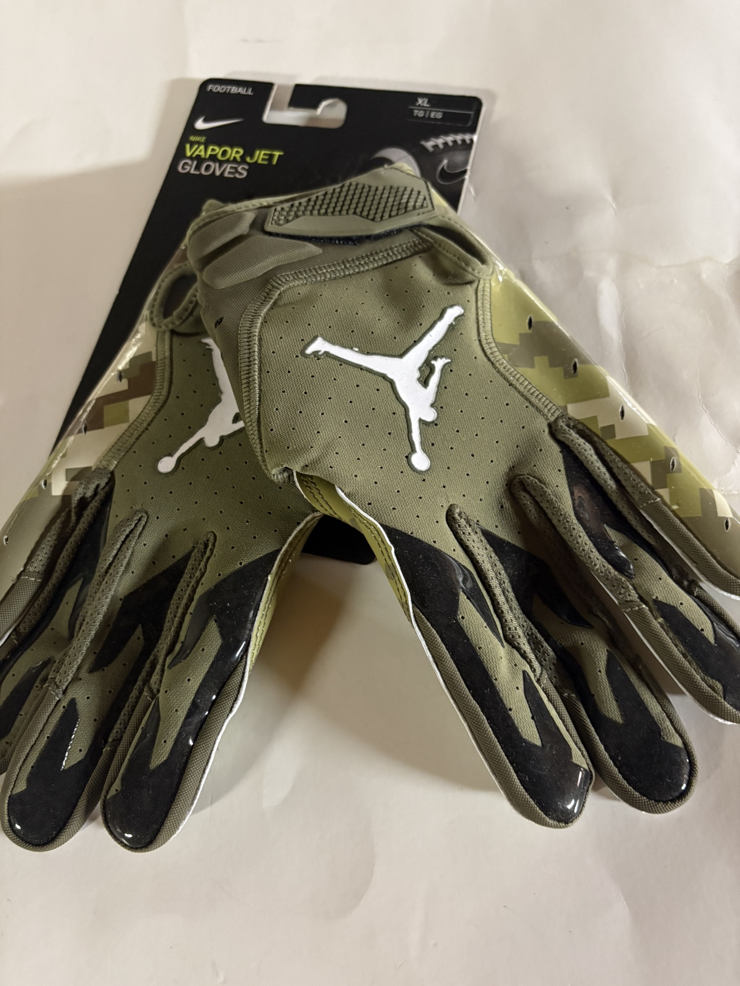 セール‼️JORDAN FLY LOCK PADDED GLOVES BLUE L Jordan Fly Lock Football Glove | Champs Sports