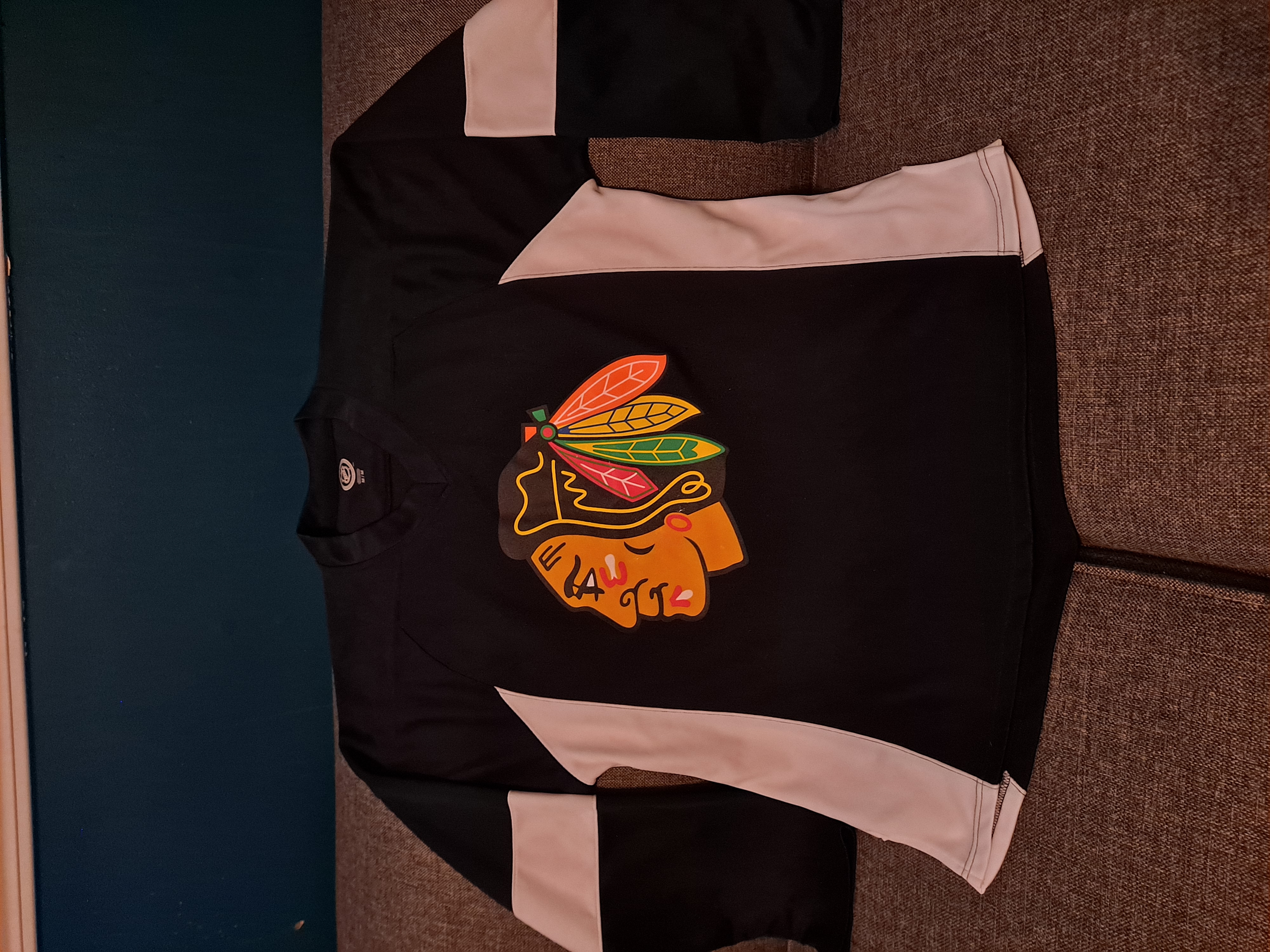 Blackhawks Apparel Chicago Blackhawks Black Practice Jersey