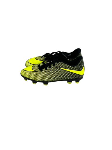 Used Nike Bravata Jr Soccer Cleats Yellow 11692-S000142380