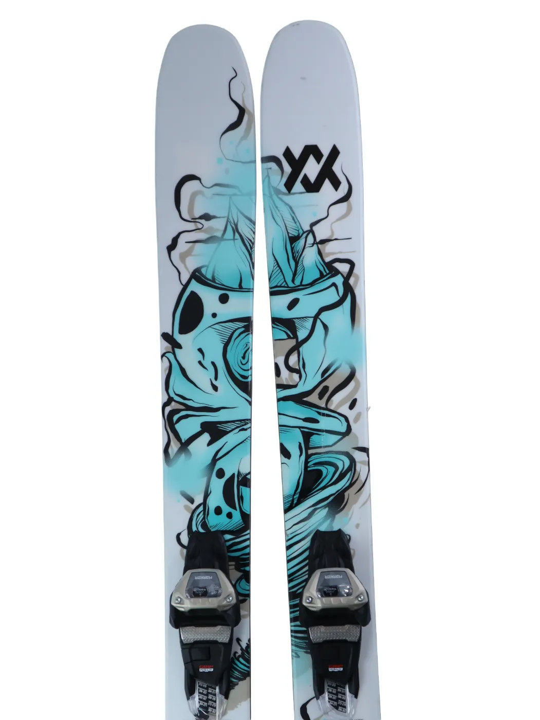 Used 2025 Völkl Revolt 114 Skis (177cm) w/ Marker Griffon 13 ID