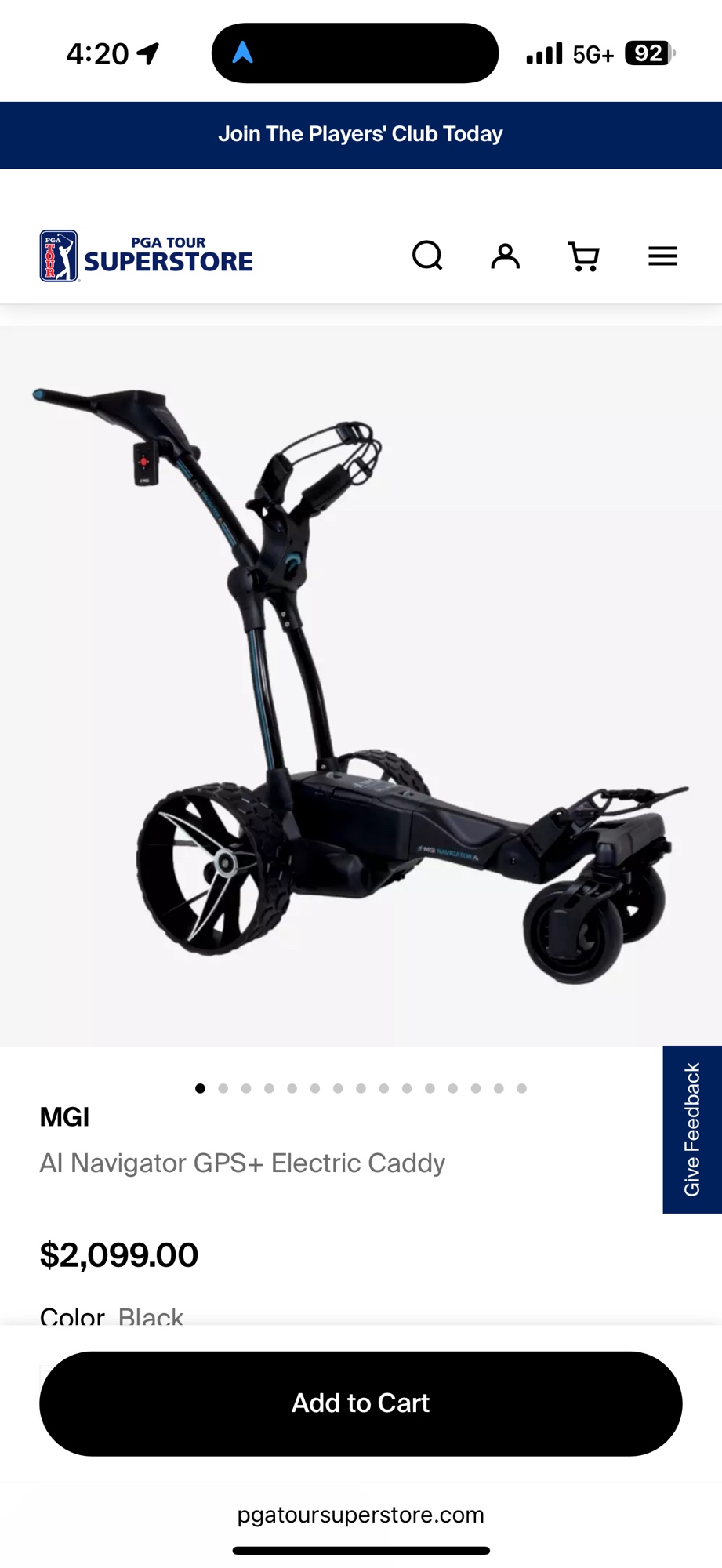 Shop Used Clearance Golf Push Carts at SidelineSwap