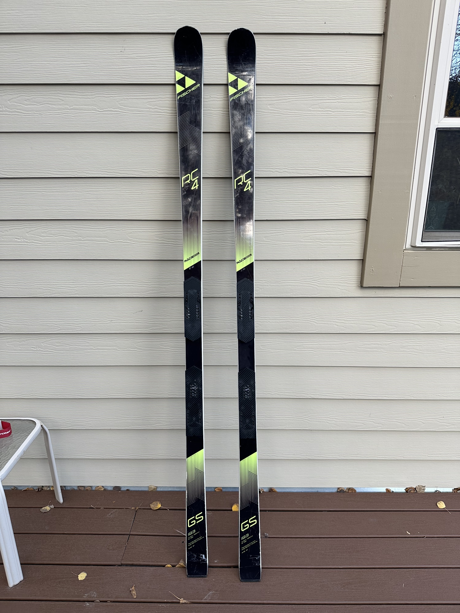 Fischer RC4 World Cup GS 193 cm Racing Skis (Used) | SidelineSwap