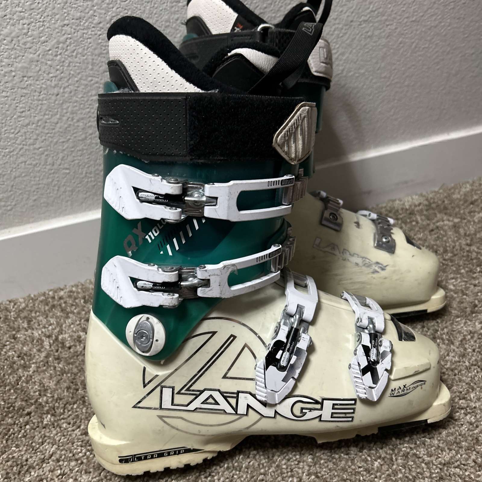 LANGE　RS100wide 25.5 NEW 25.5 Lange RX 100 Intermediate Dual Core Alpine Ski Boots