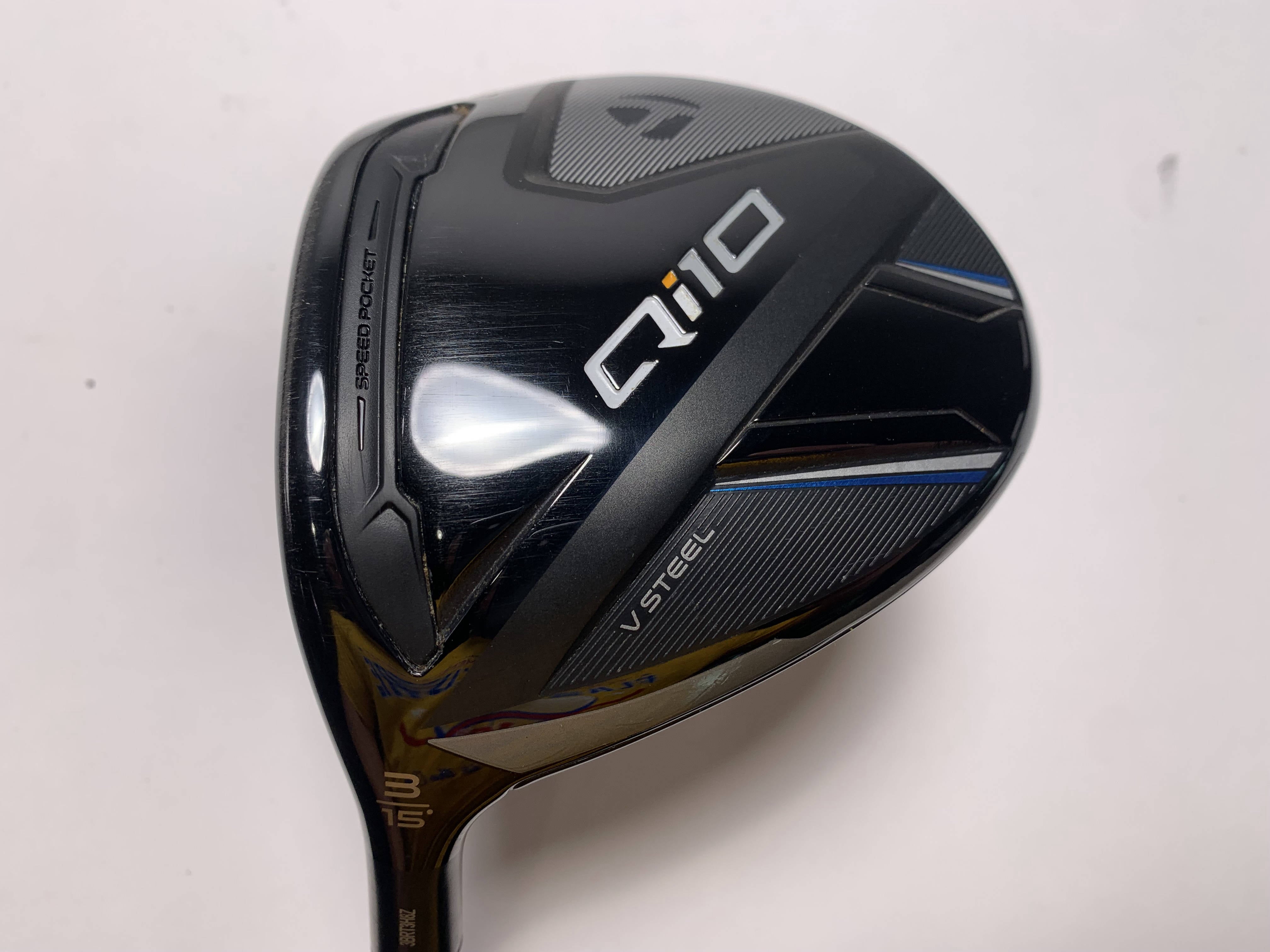 Qi10 3w/15° ventus blue 6s TaylorMade Qi10 3 Fairway Wood 15* Fujikura Ventus Blue TR 6-S