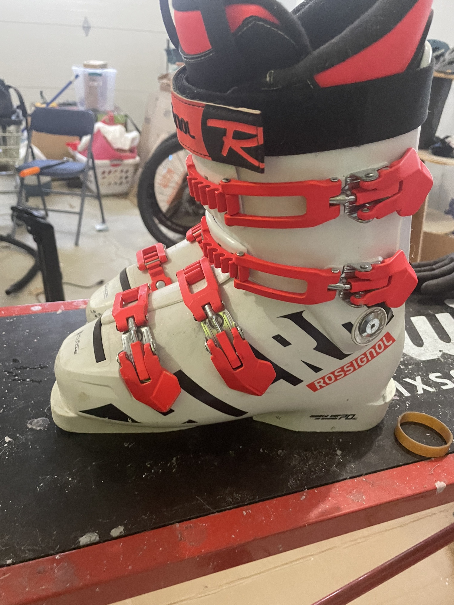 Unisex Rossignol Racing Hero WC 110 SC Ski Boots Size 24.5 (Used
