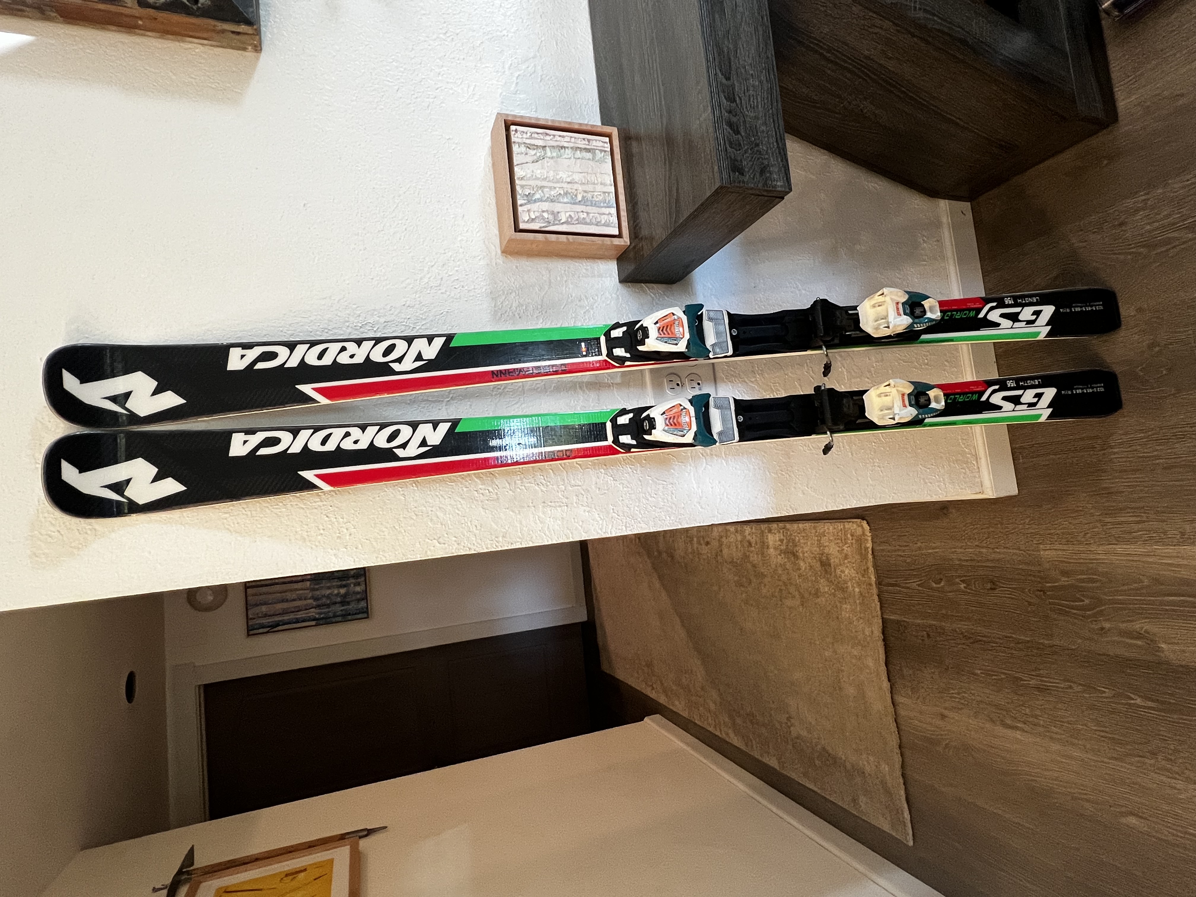2017 Nordica Dobermann GS WC 193cm Race Skis with Marker Xcell 18